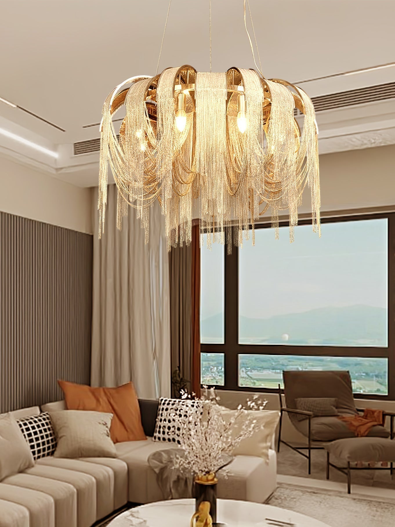 Length Chains Chandelier - Blowlighting