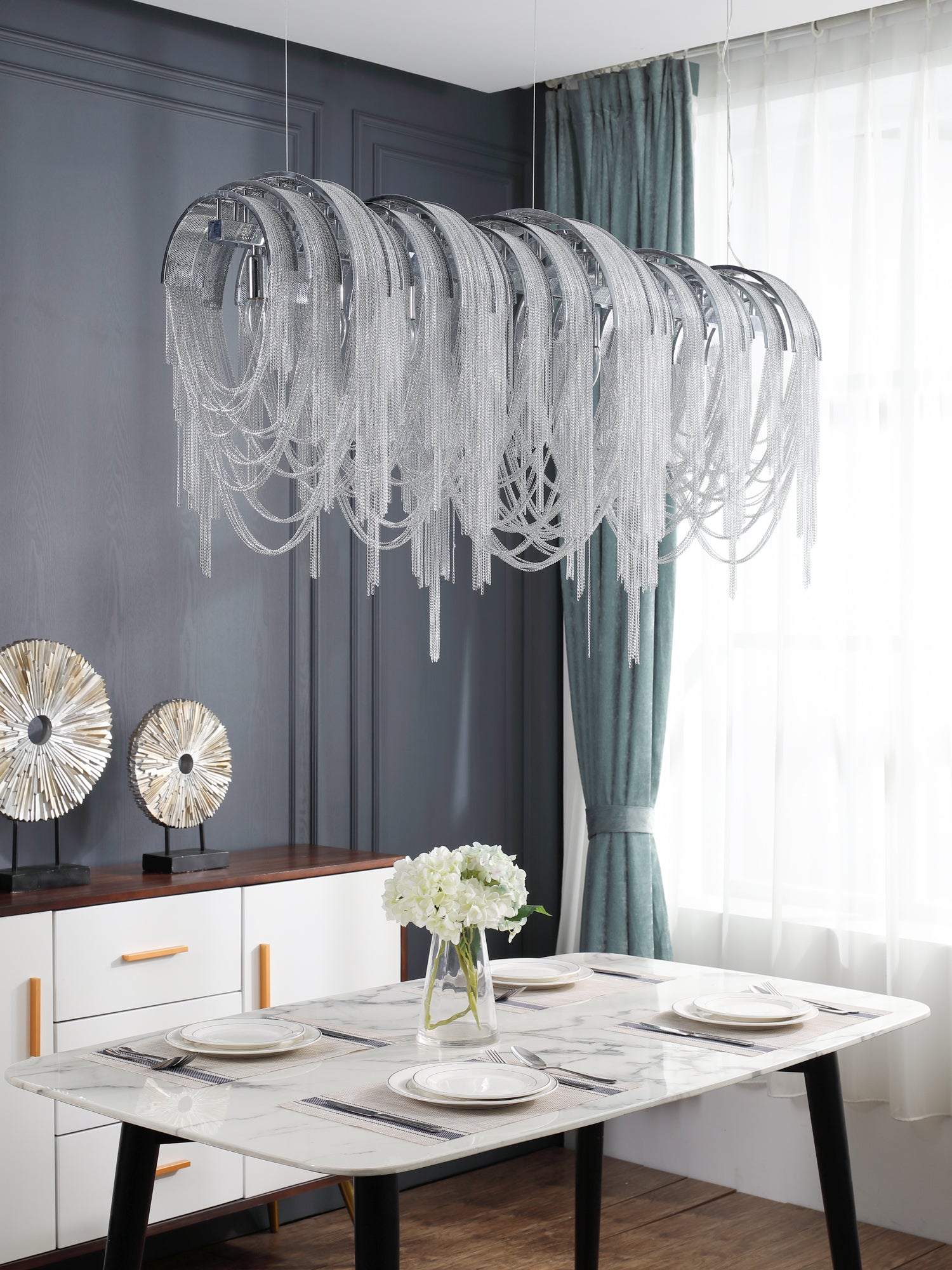 Length Chains Chandelier - Blowlighting