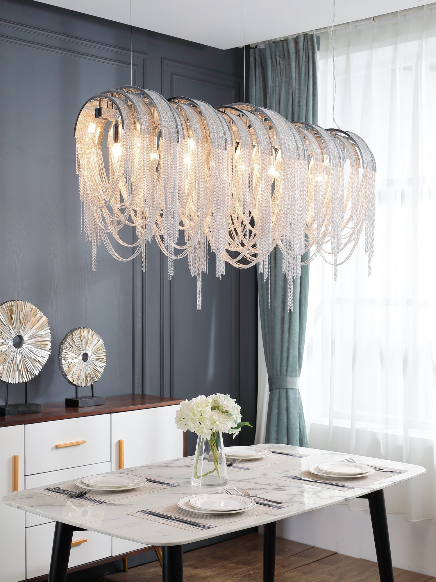 Length Chains Chandelier - Blowlighting
