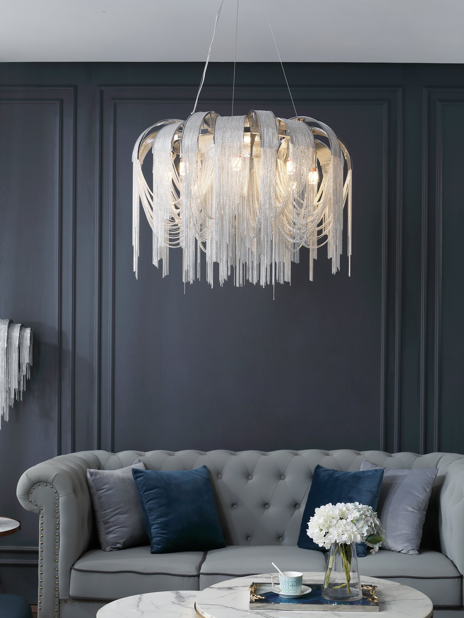Length Chains Chandelier - Blowlighting