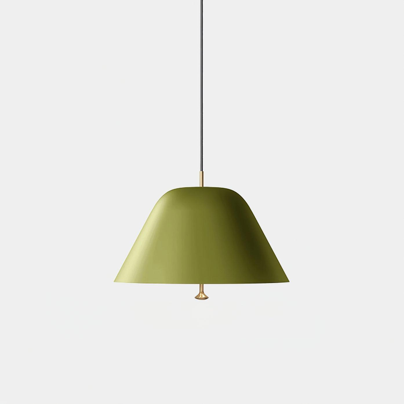 Pendant Lamp Modern Metal Shade in Green and White Minimalist - Letslighting