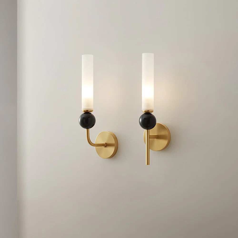 Arisha Moderno LED Metallo ABS Applique Oro Nero Soggiorno Camera da letto