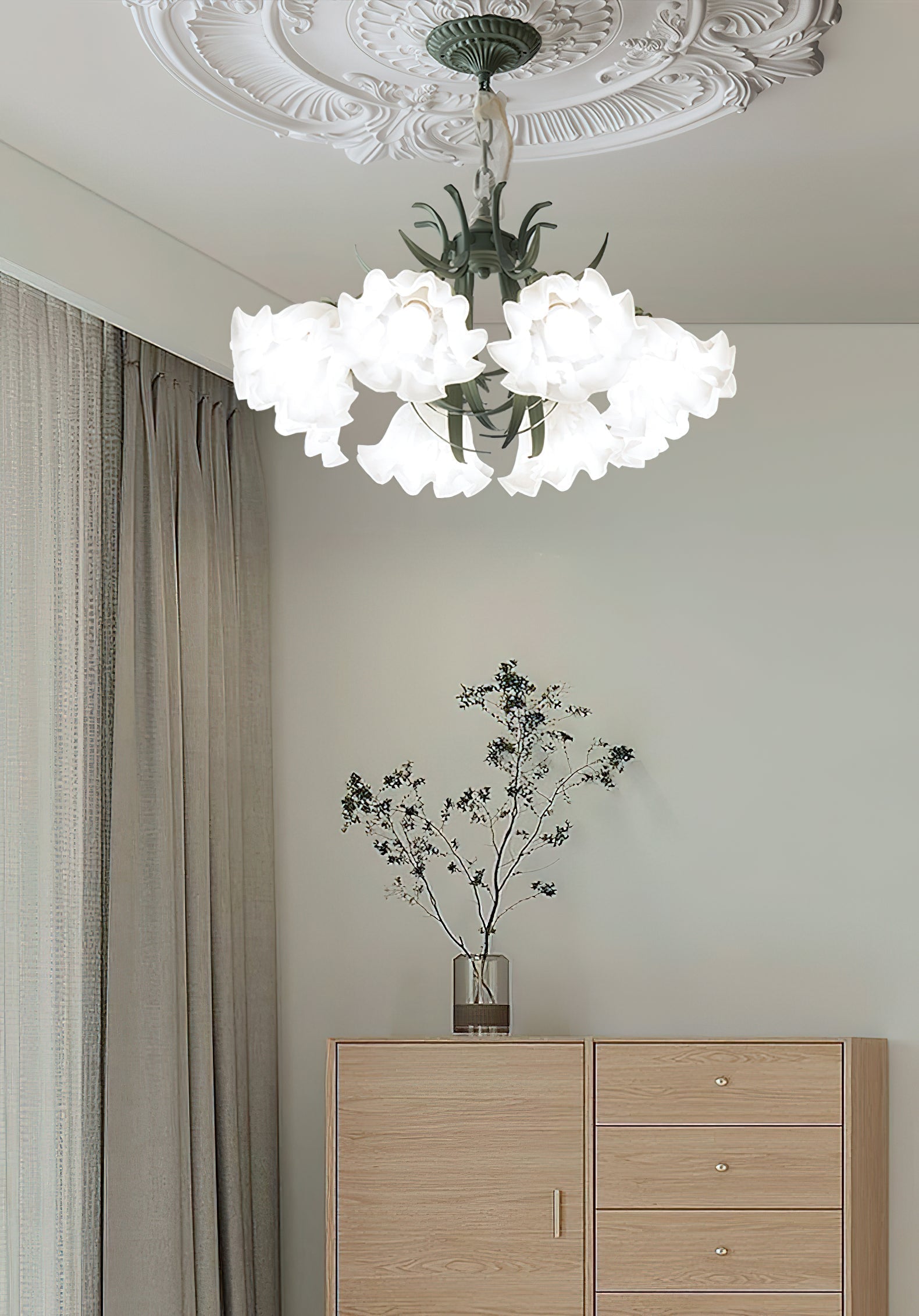 Lily of the Valley Flower Chandelier - Blowlighting