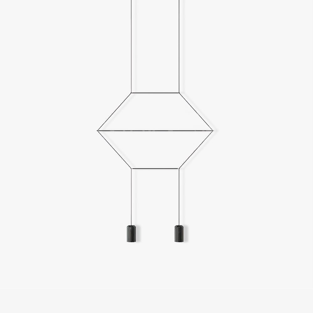 Line Art Pendant Light - Blowlighting