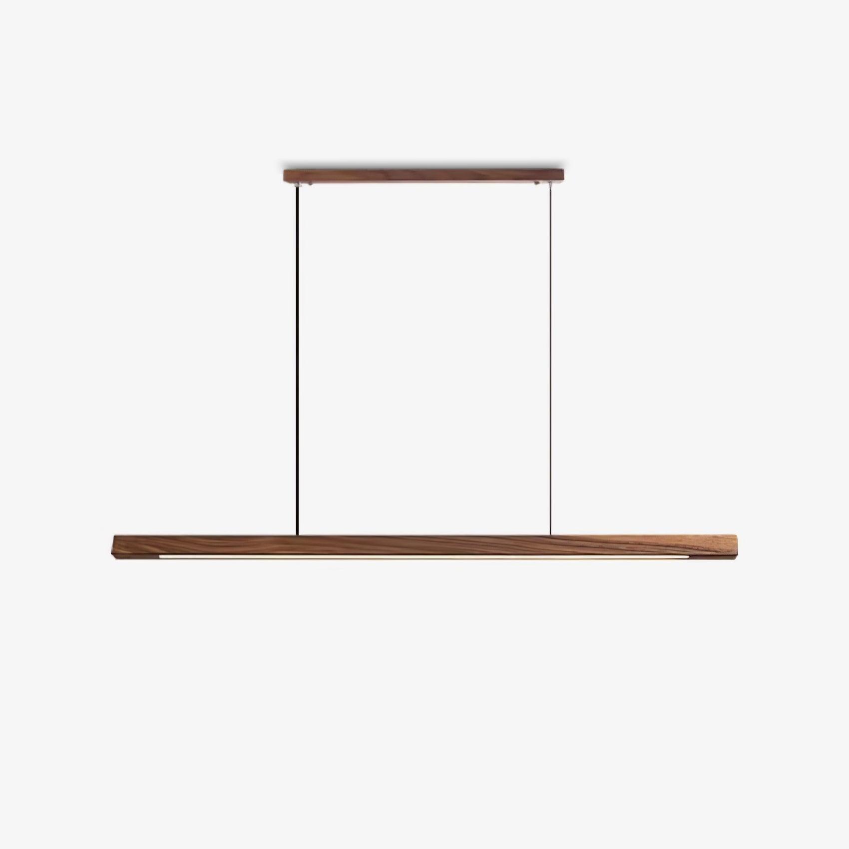 Muto Lampada a Sospensione Lineare a Forma di Bastone Design in Legno