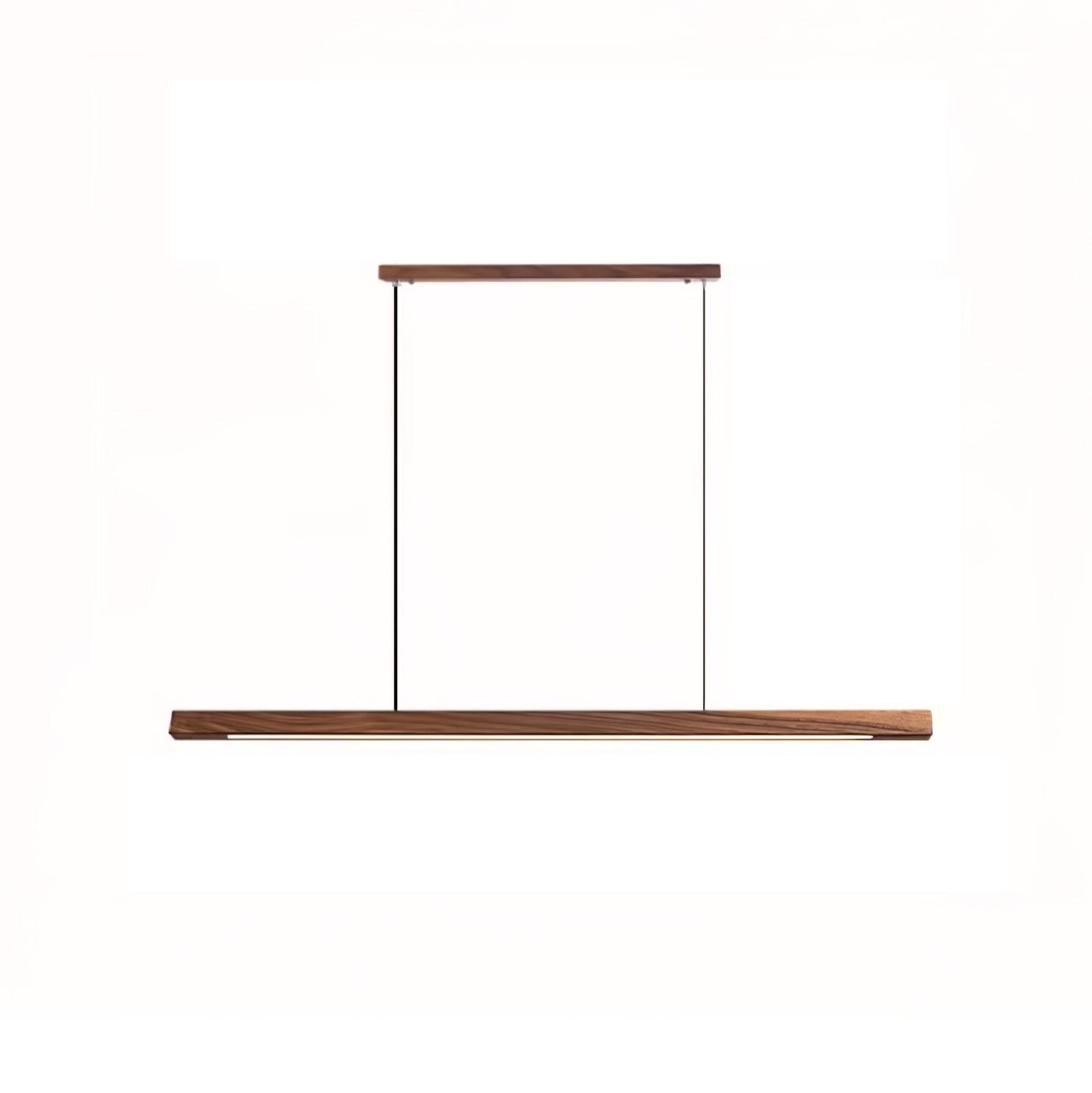 Muto Lampada a Sospensione Lineare a Forma di Bastone Design in Legno