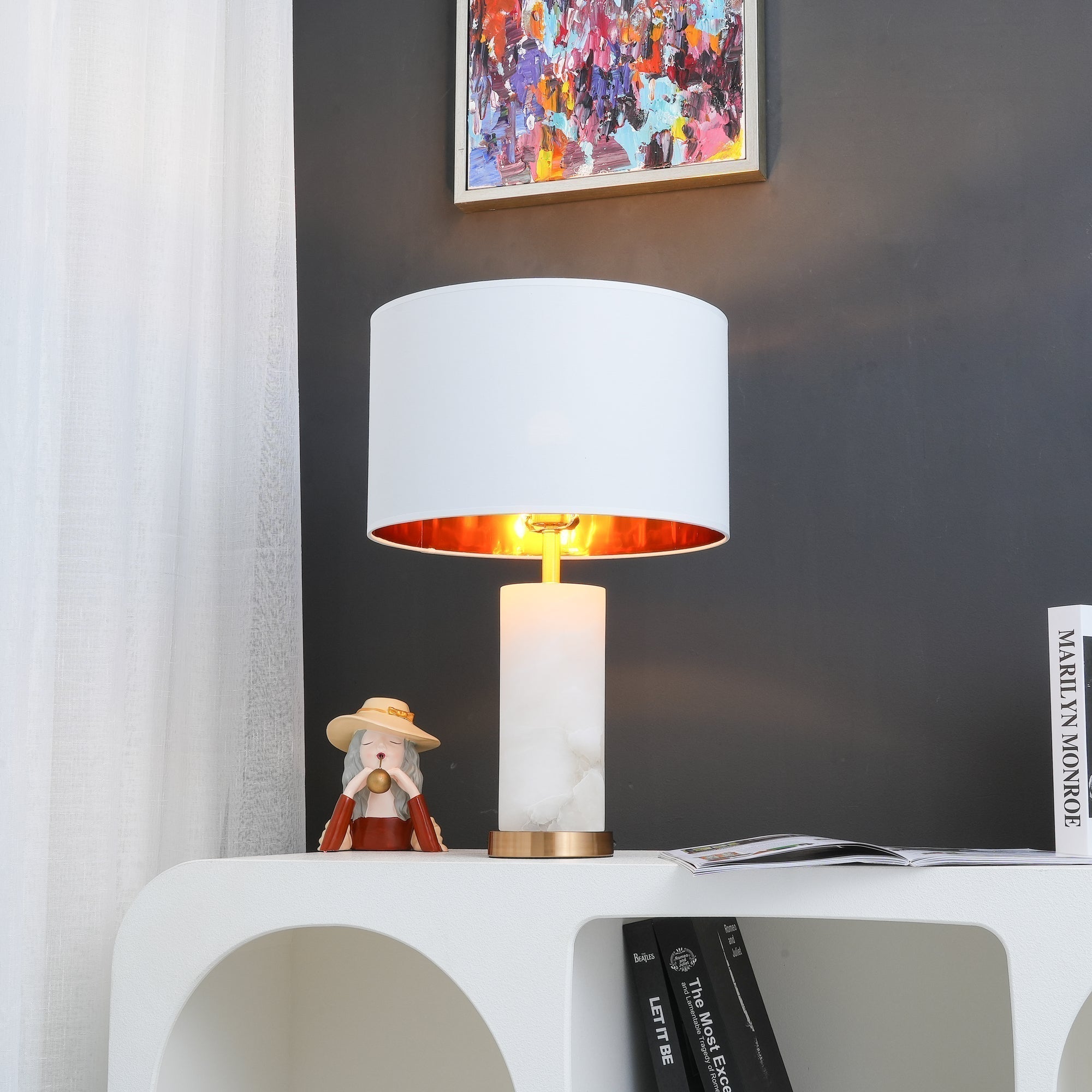 Lineham Table Lamp - Lamp Copper