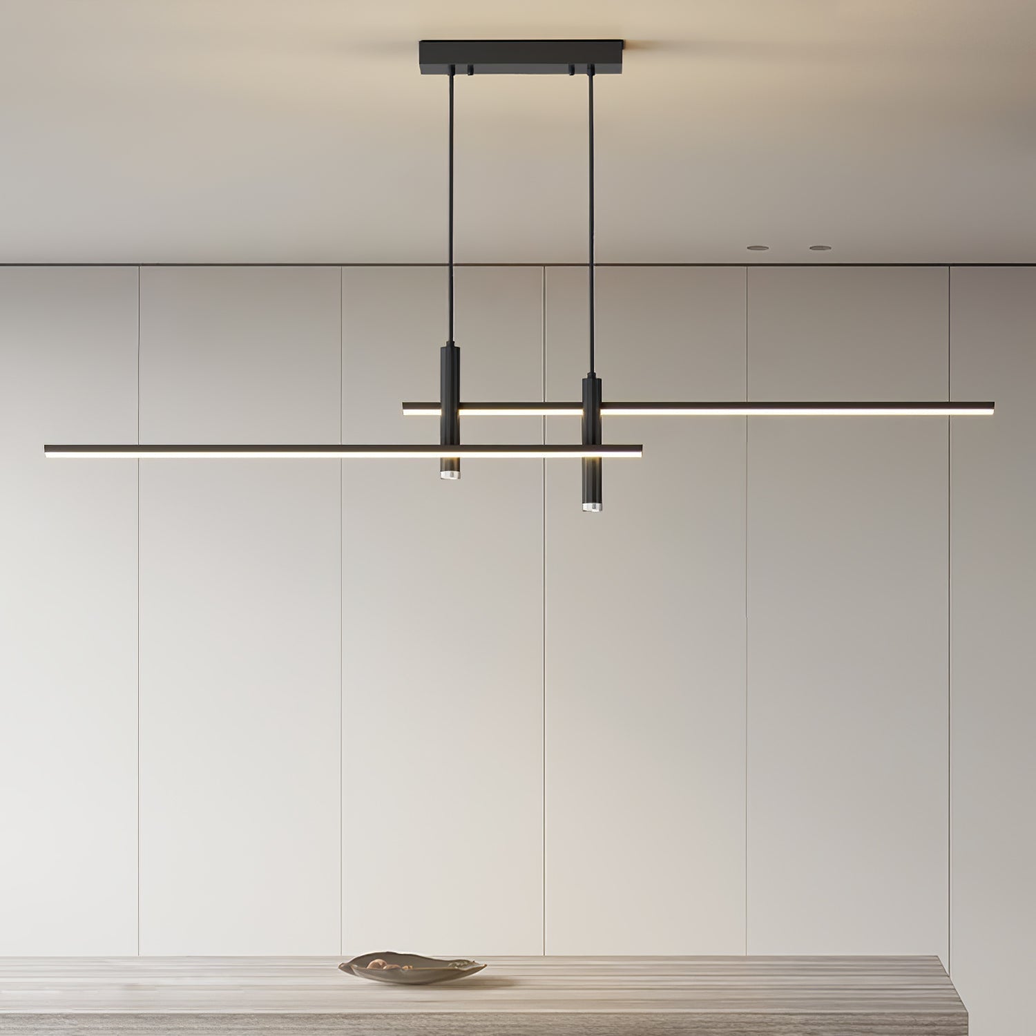 Arisha Lampada a Sospensione Lineare Moderna per Sala da Pranzo