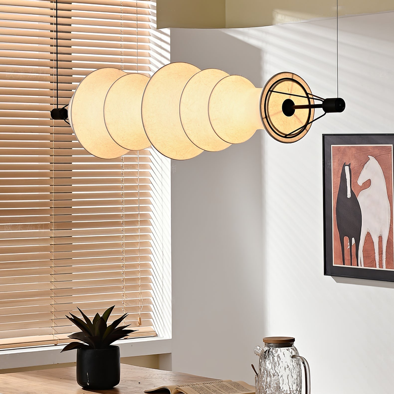 Linna Silk Pendant Lamp - Blowlighting
