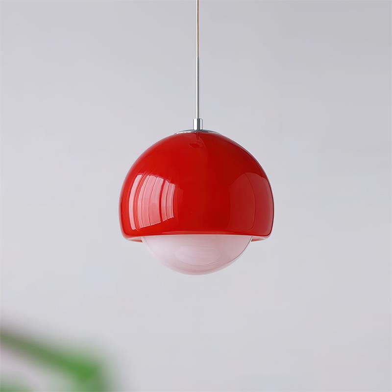 Pendant Light Glass Globe Retro Modern Style Colorful Soft Illumination - Letslighting