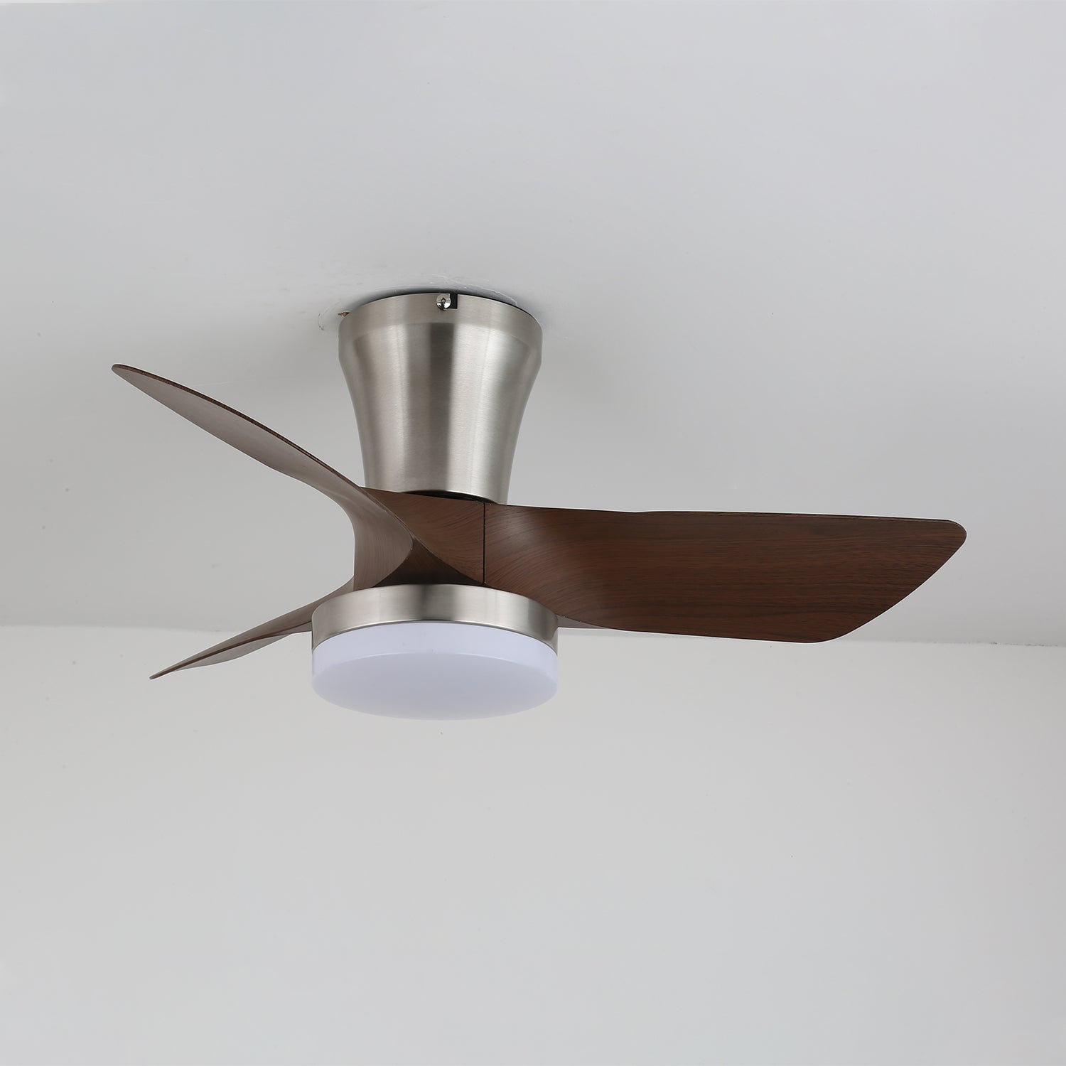 Ventilatore da Soffitto Moderno in Legno Trivon con telecomando