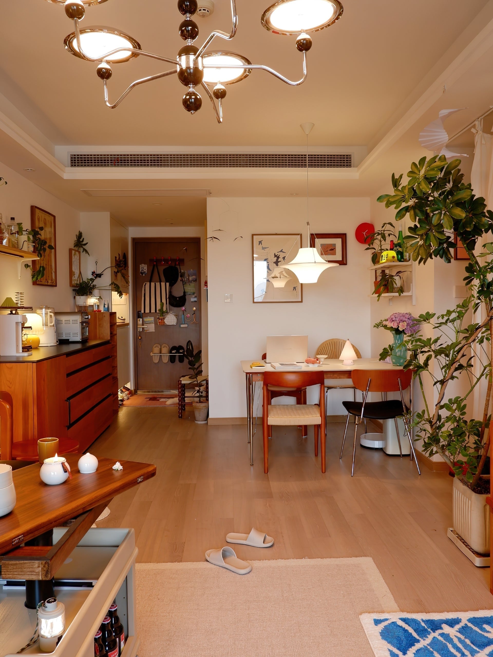 Alsolarae Individual Creativity Plastic Metal Pendant Lamp - Lamp Copper