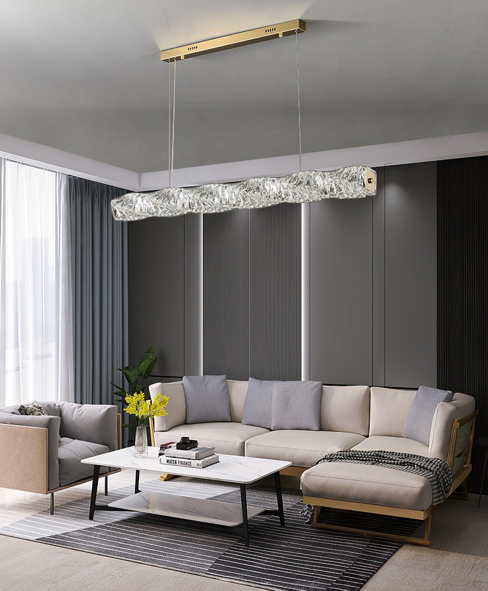 Long Crystal Pendant Lamp - Blowlighting