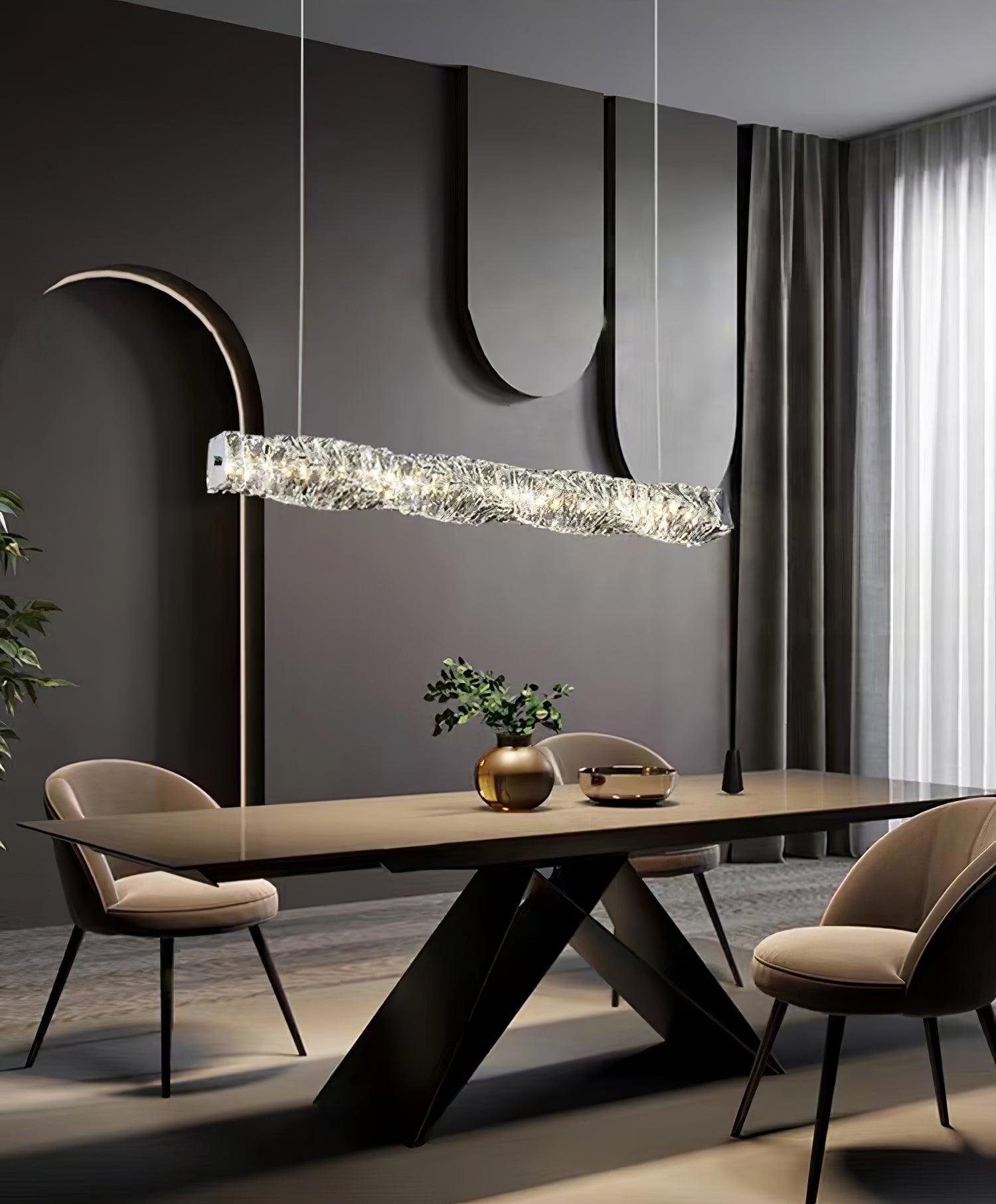 Long Crystal Pendant Lamp - Blowlighting