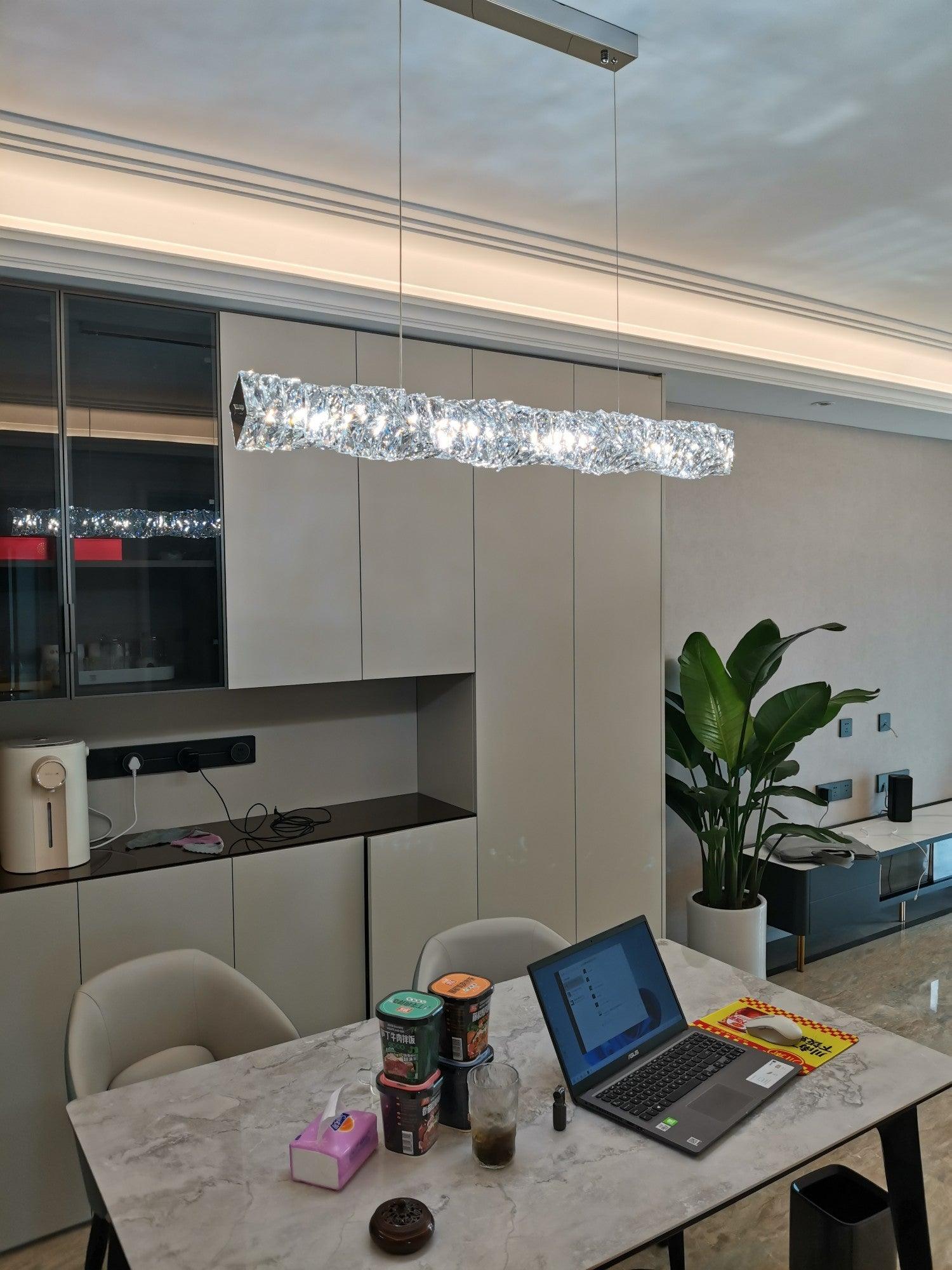 Long Crystal Pendant Lamp - Blowlighting