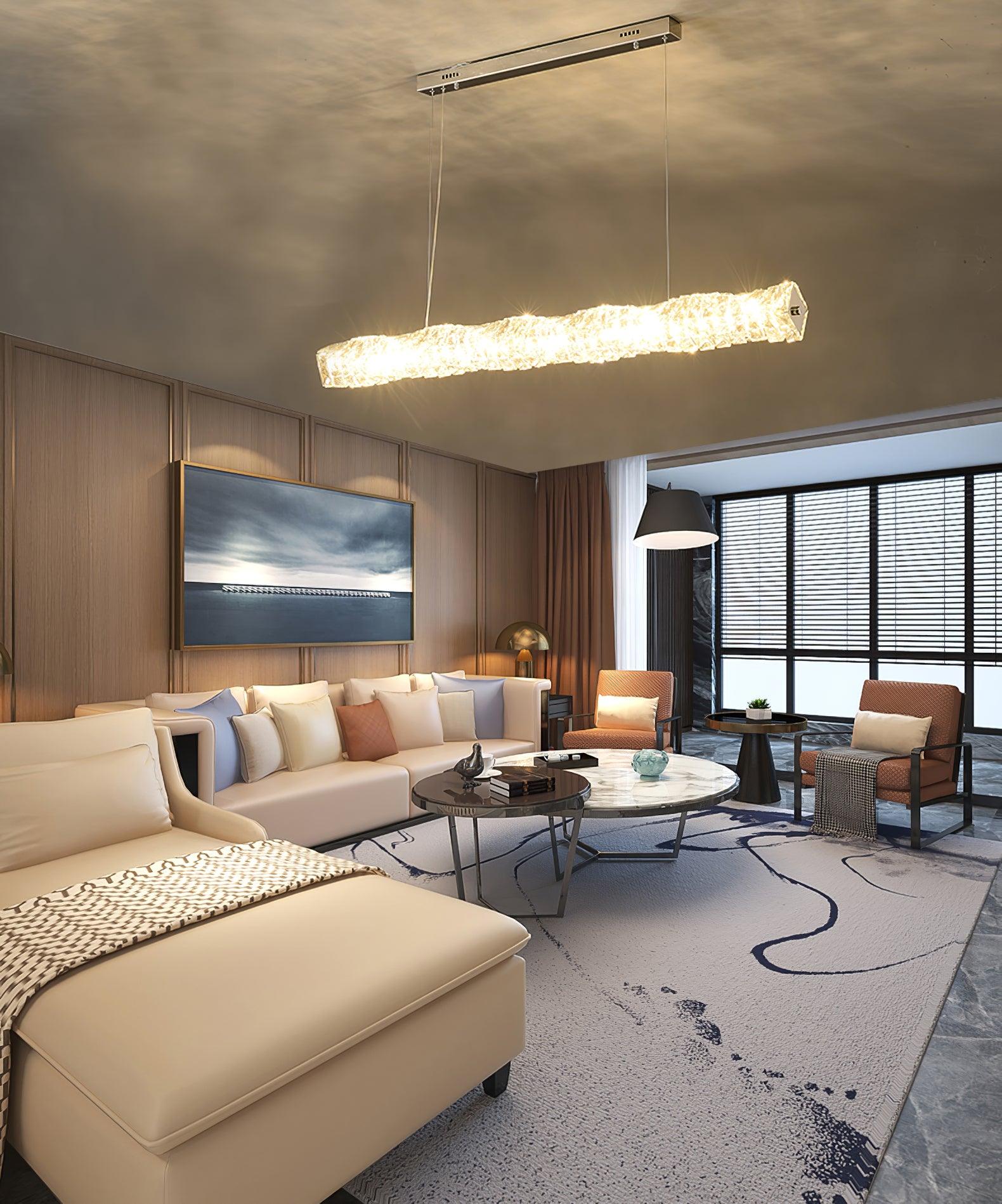 Long Crystal Pendant Lamp - Blowlighting