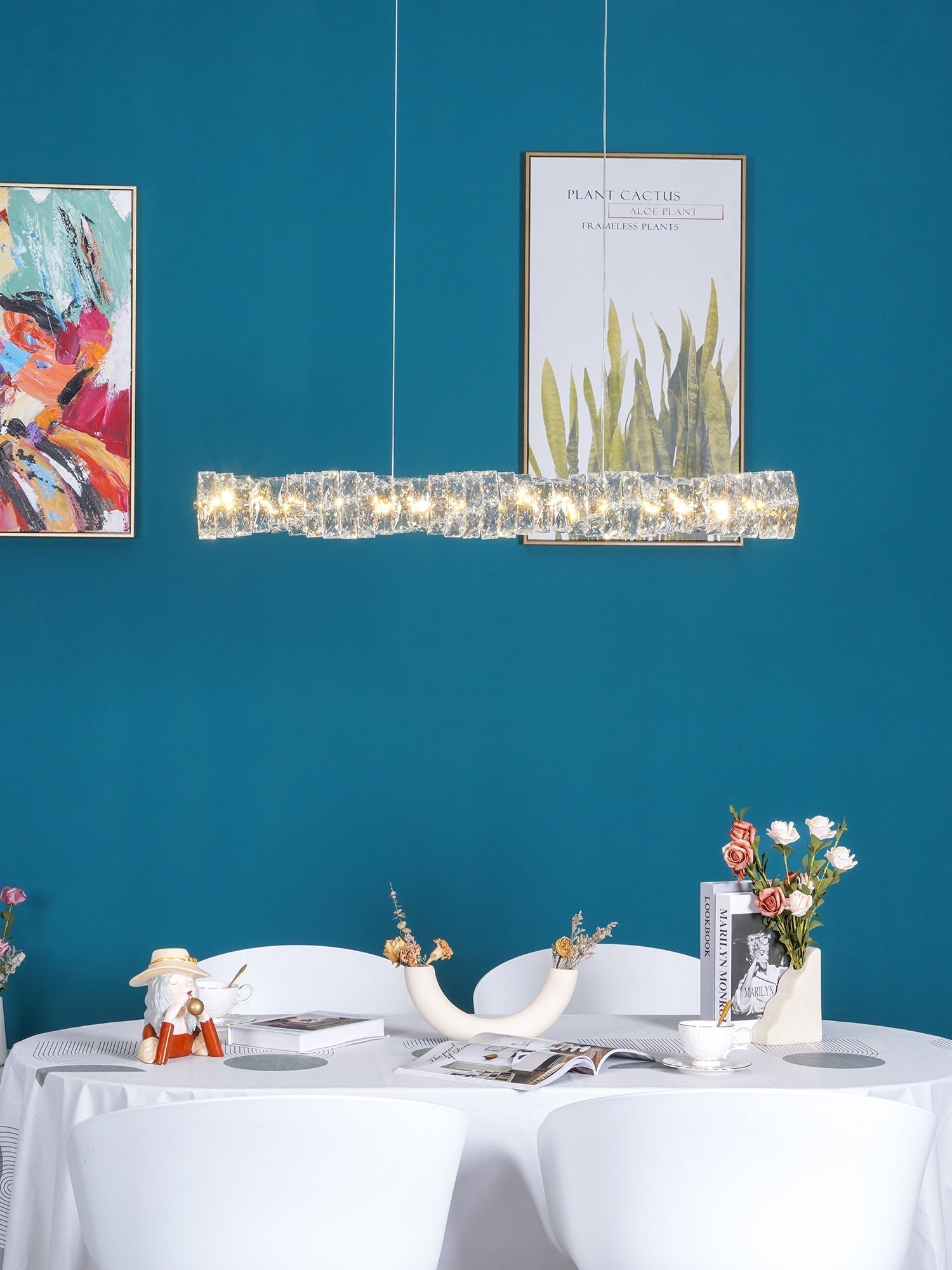 Long Crystal Pendant Lamp - Blowlighting