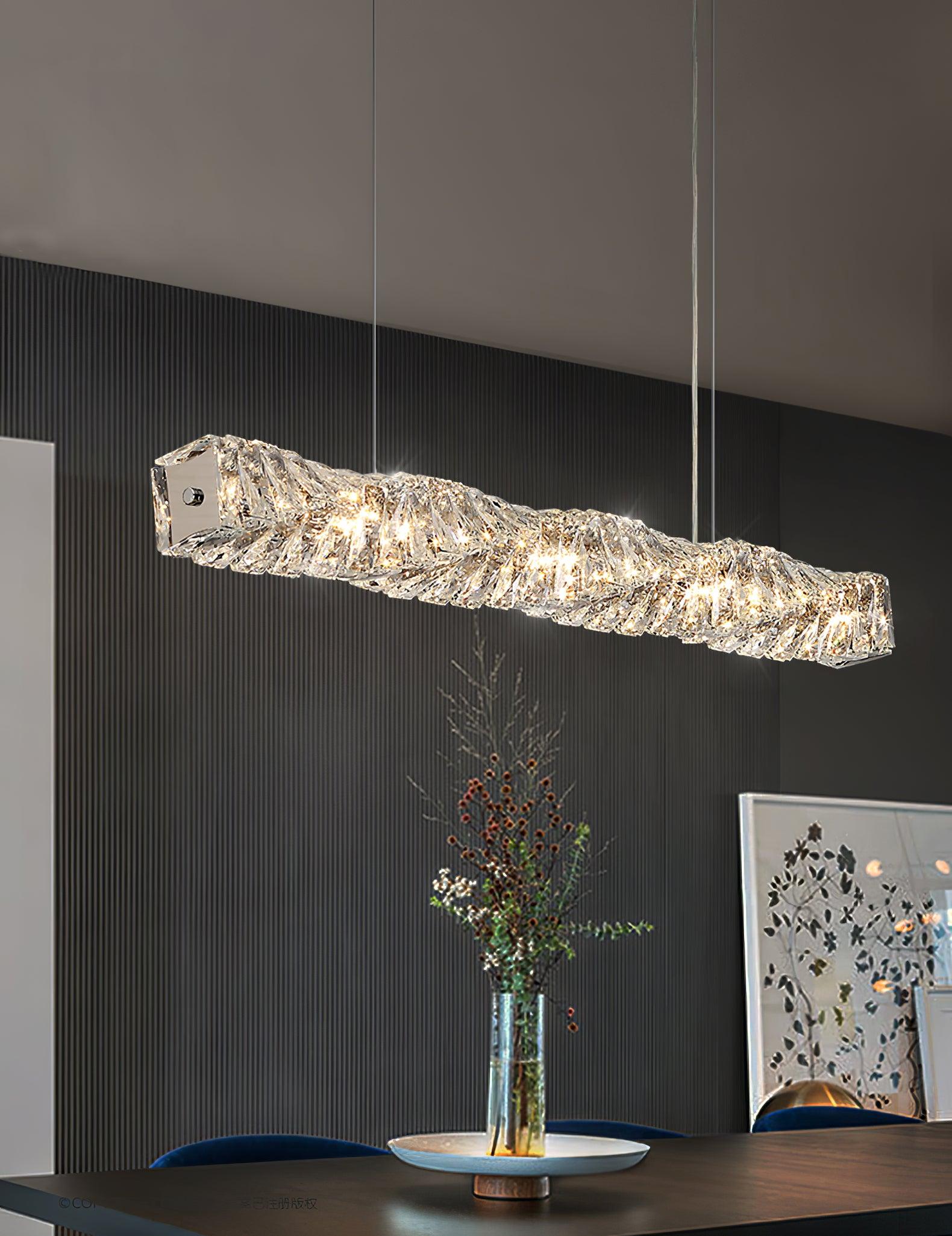 Long Crystal Pendant Lamp - Blowlighting