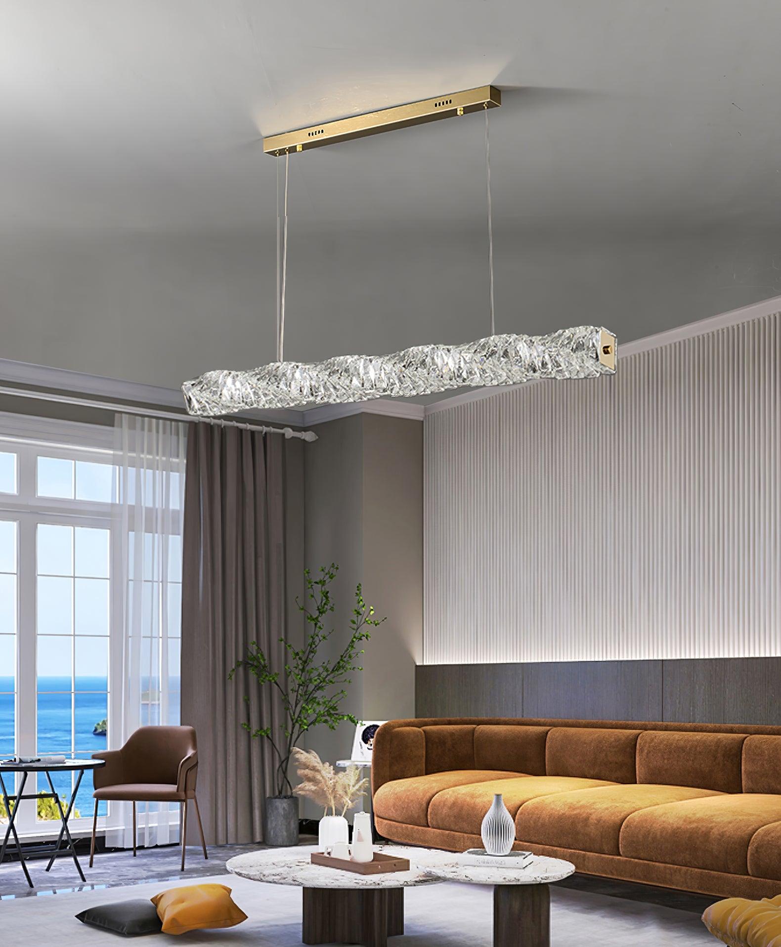 Long Crystal Pendant Lamp - Blowlighting