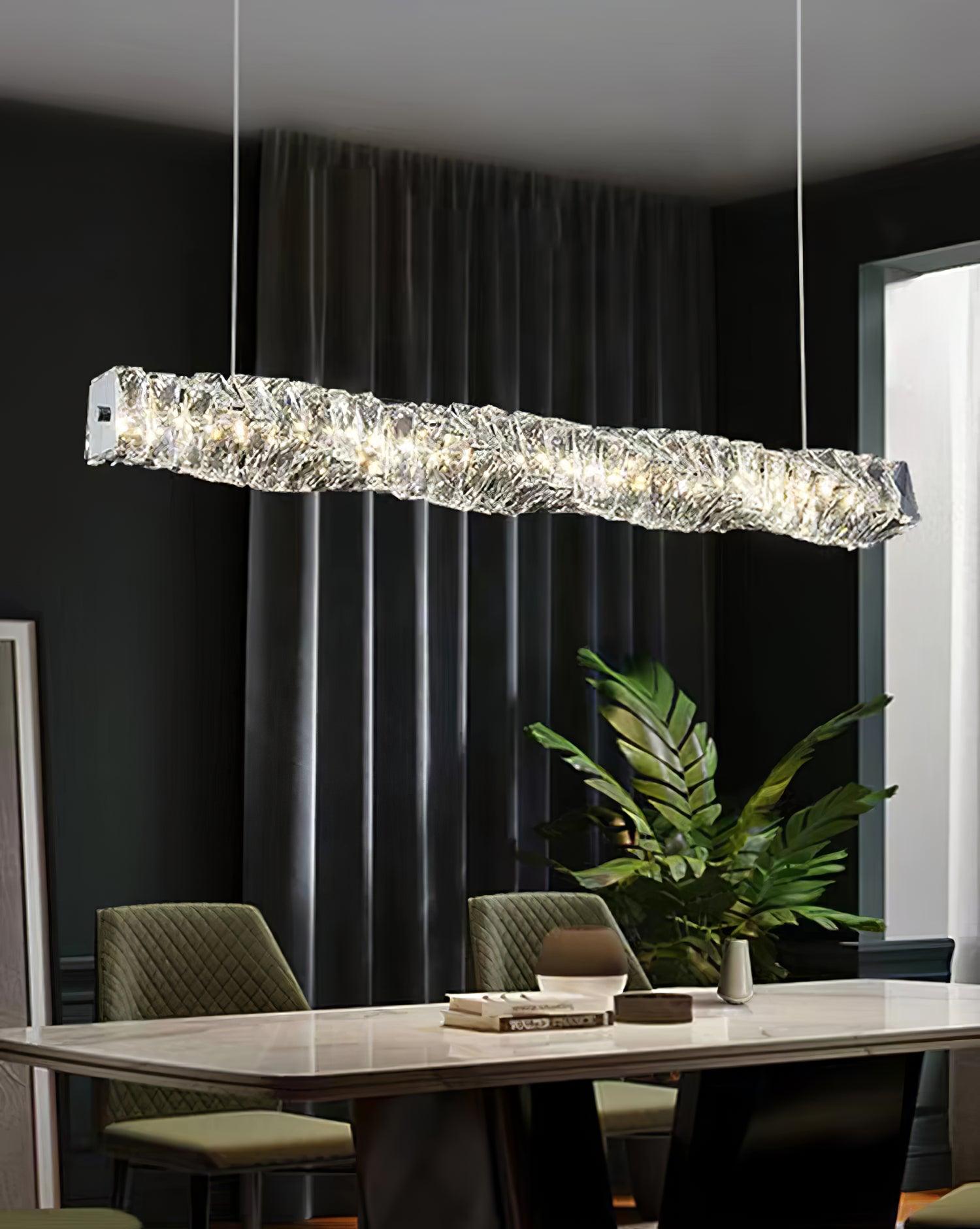 Long Crystal Pendant Lamp - Blowlighting