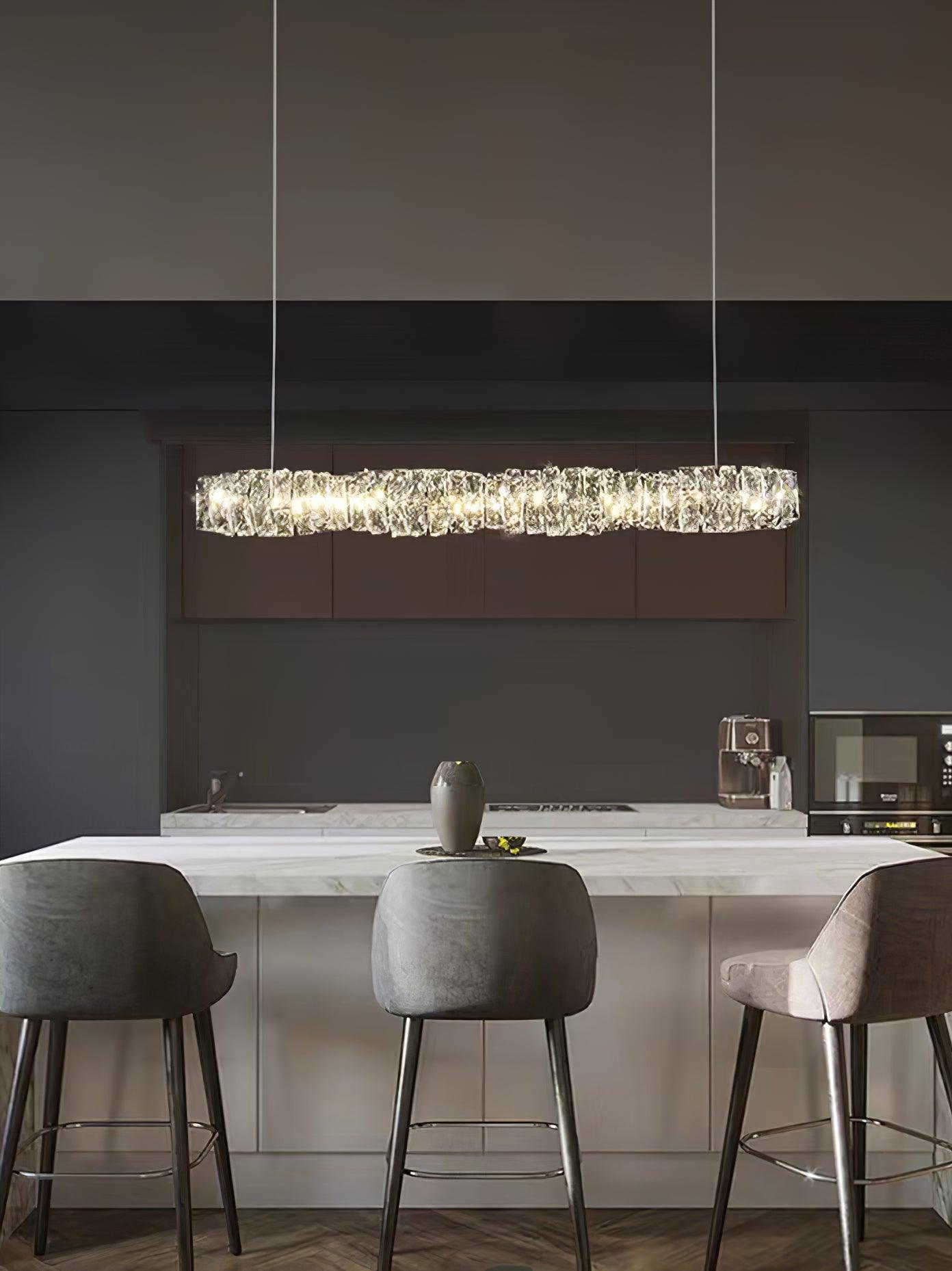 Long Crystal Pendant Lamp - Blowlighting