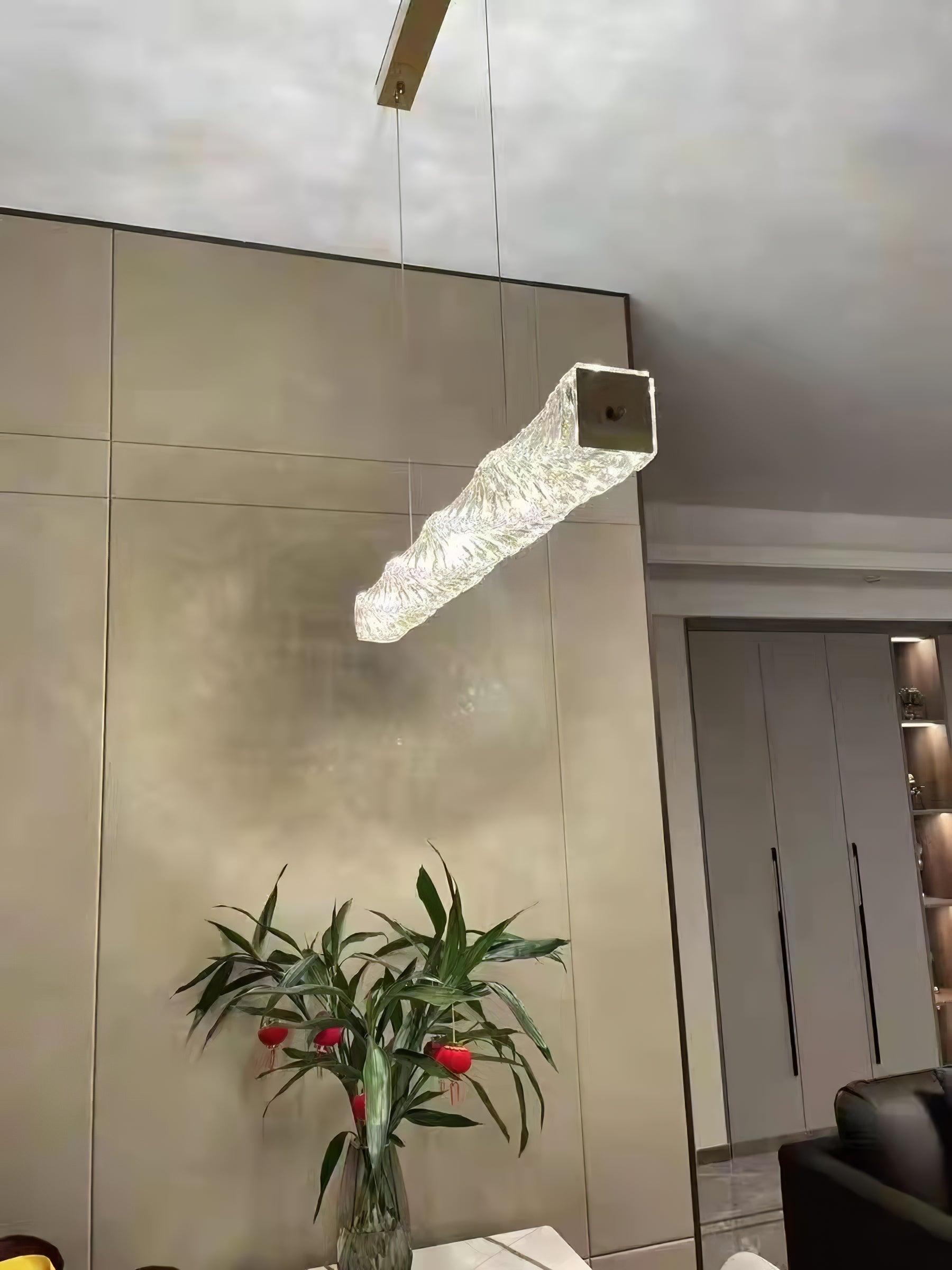 Long Crystal Pendant Lamp - Blowlighting