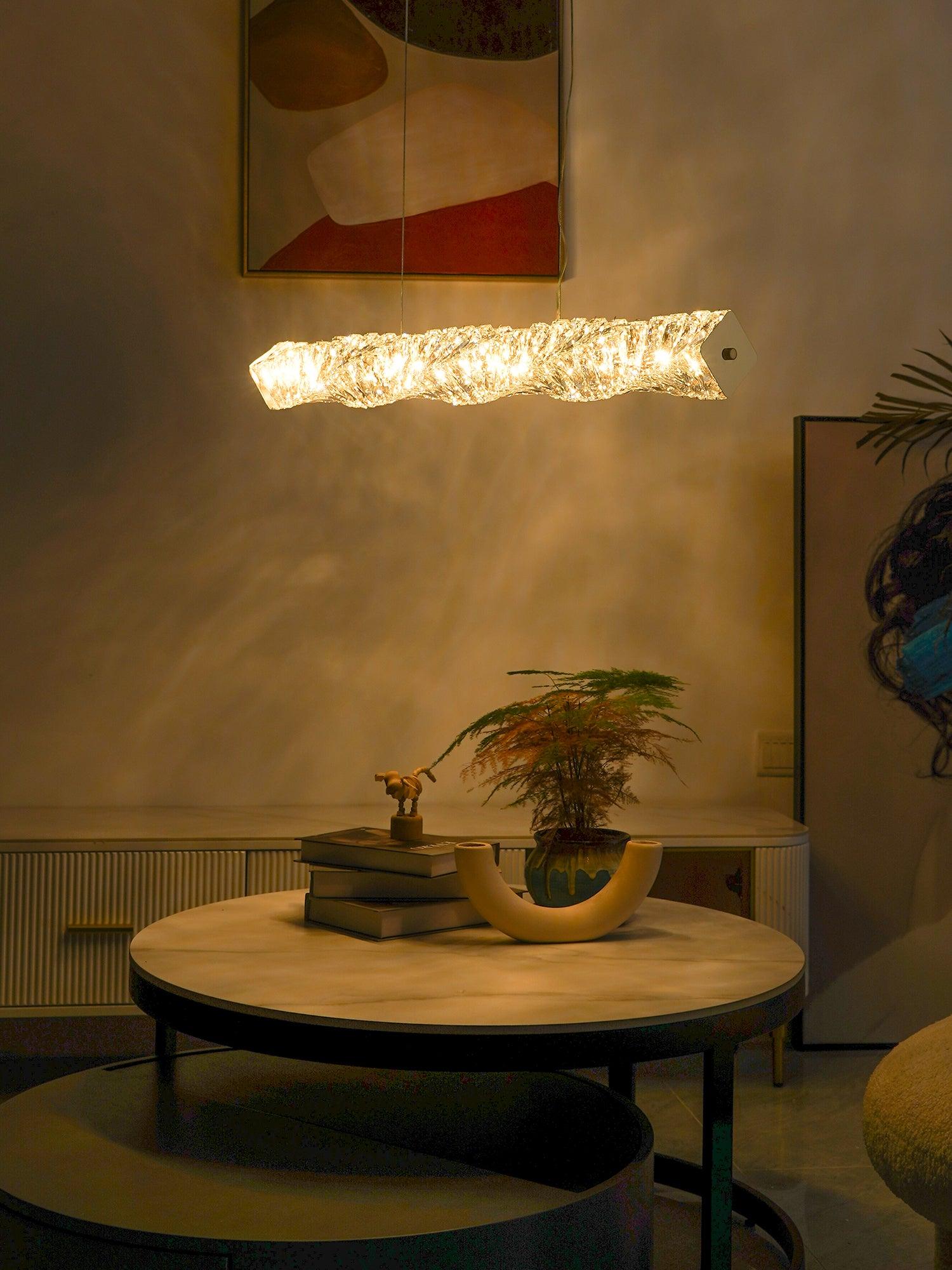 Long Crystal Pendant Lamp - Blowlighting