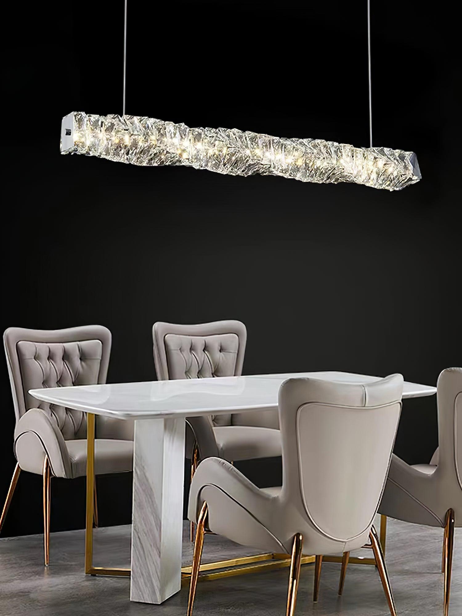 Long Crystal Pendant Lamp - Blowlighting