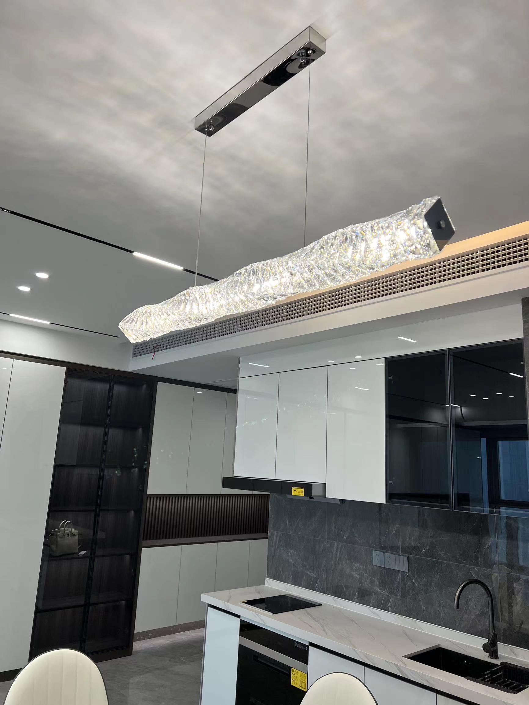 Long Crystal Pendant Lamp - Blowlighting