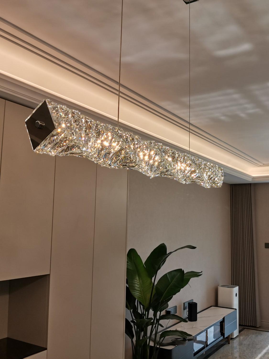 Long Crystal Pendant Lamp - Blowlighting