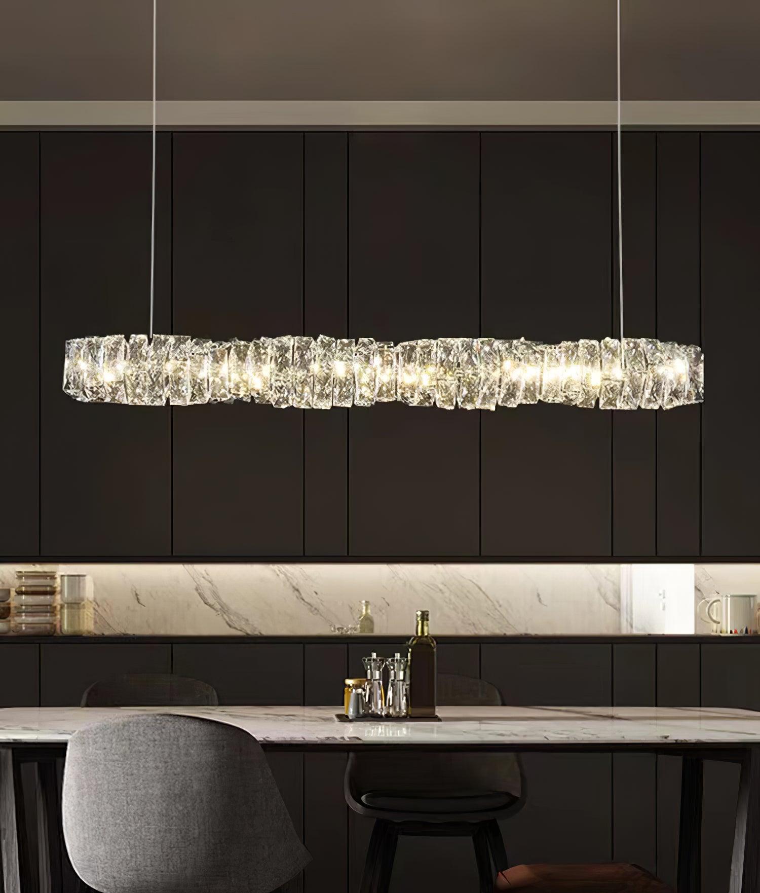 Long Crystal Pendant Lamp - Blowlighting