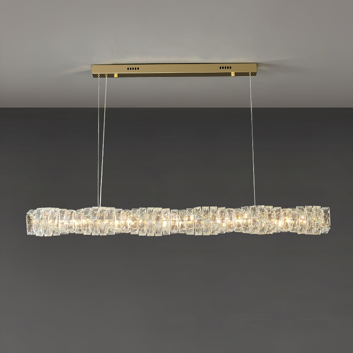 Long Crystal Pendant Lamp - Blowlighting