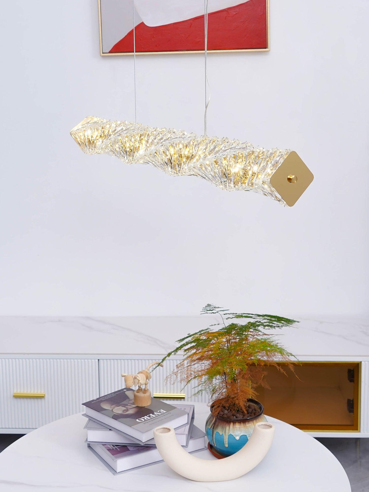 Long Crystal Pendant Lamp - Blowlighting