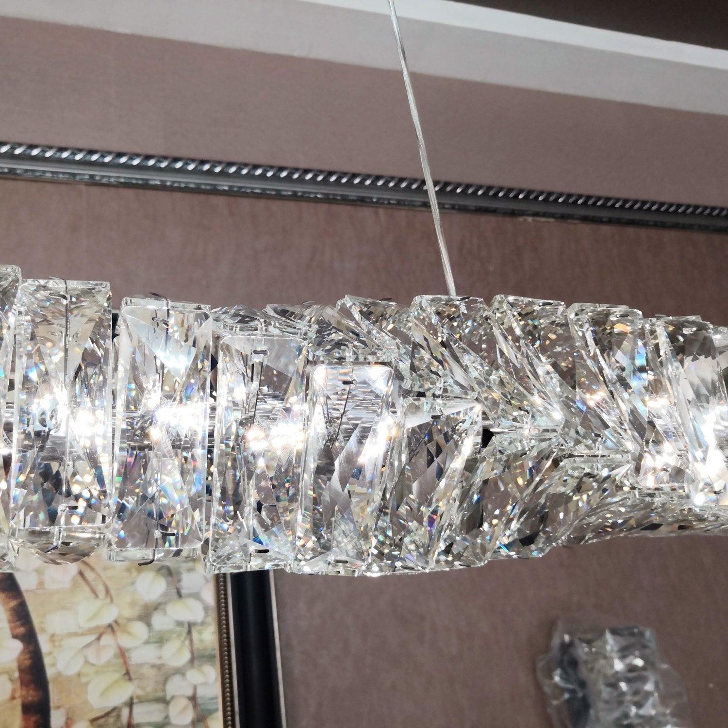 Long Crystal Pendant Lamp - Blowlighting