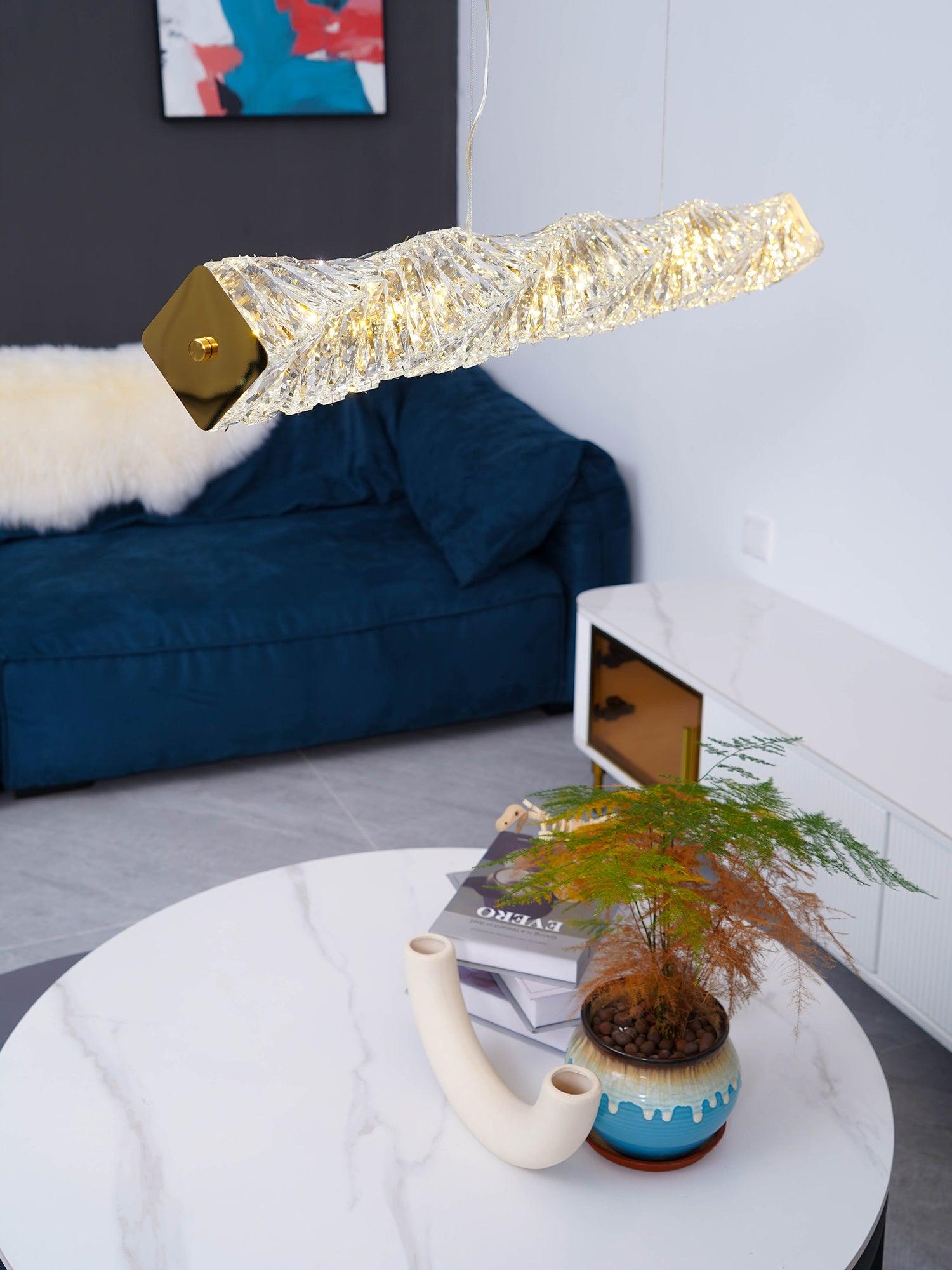 Long Crystal Pendant Lamp - Blowlighting
