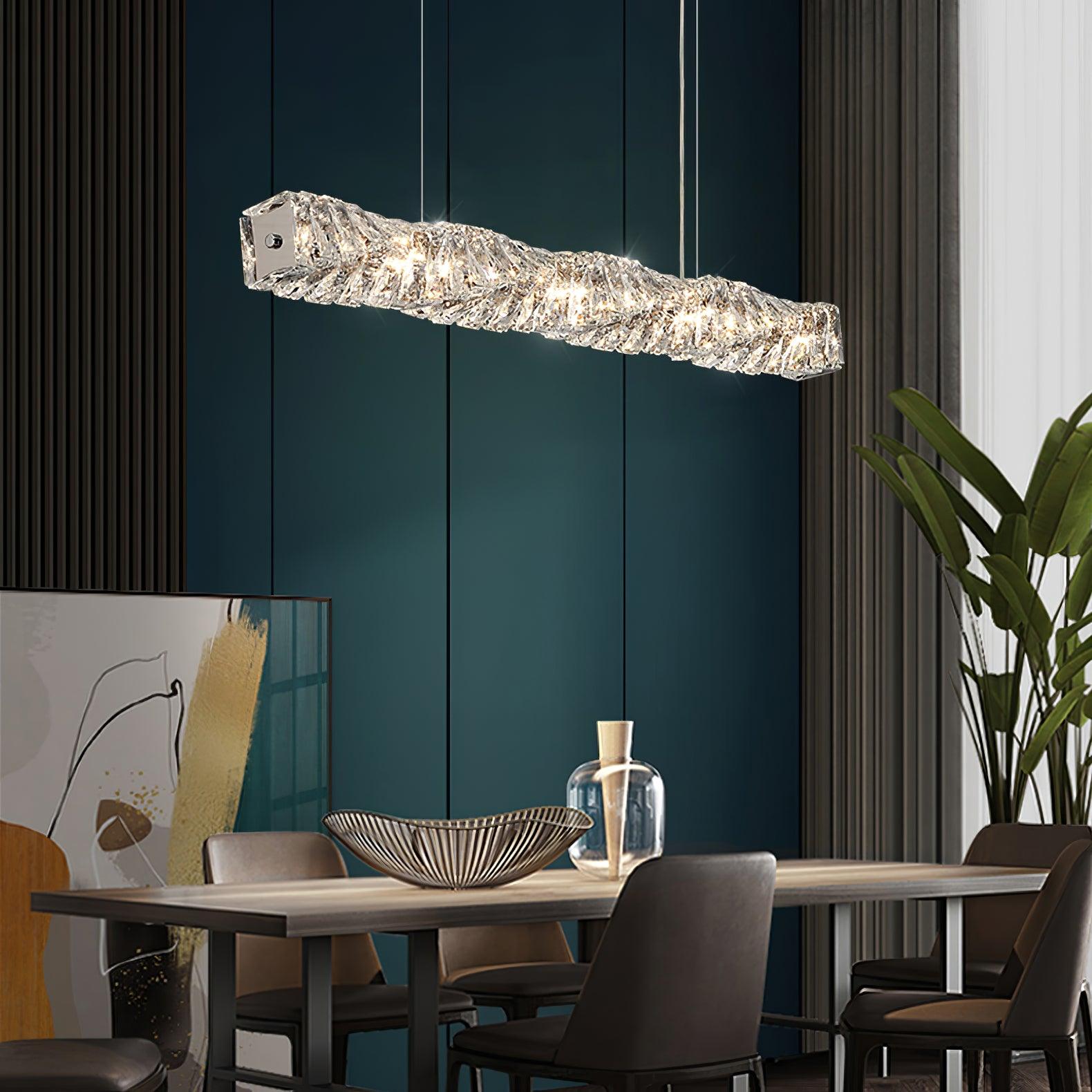 Long Crystal Pendant Lamp - Blowlighting