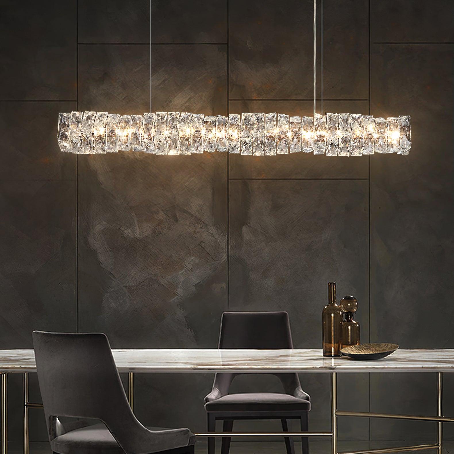 Long Crystal Pendant Lamp - Blowlighting