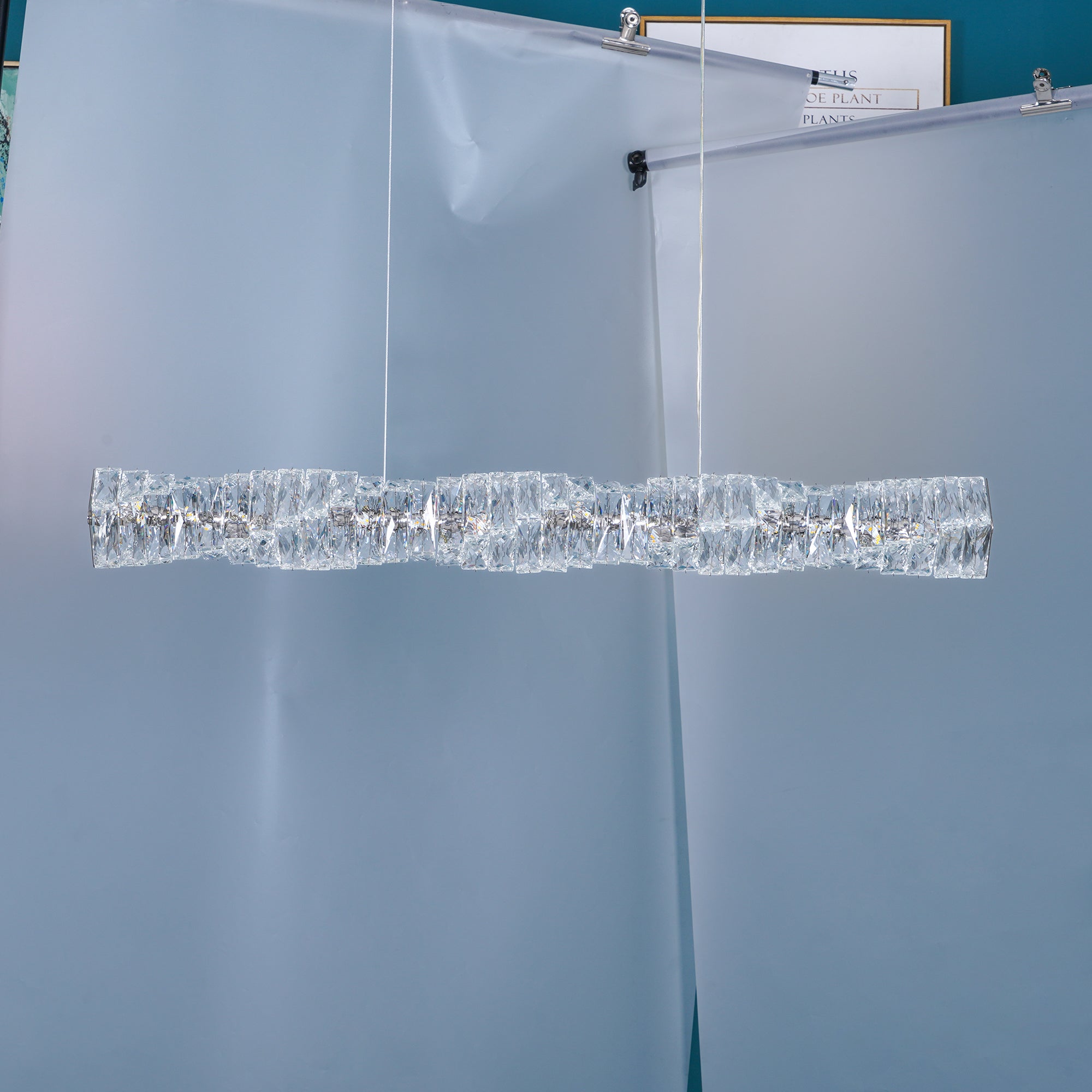 Long Crystal Pendant Lamp - Blowlighting