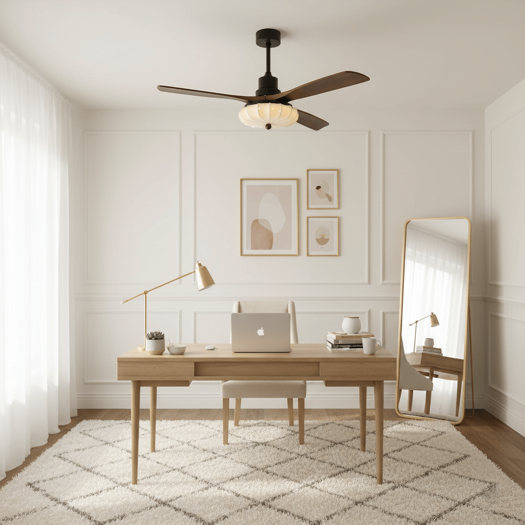 Ventilatore da Soffitto con Luce Jasper Bloom con telecomando