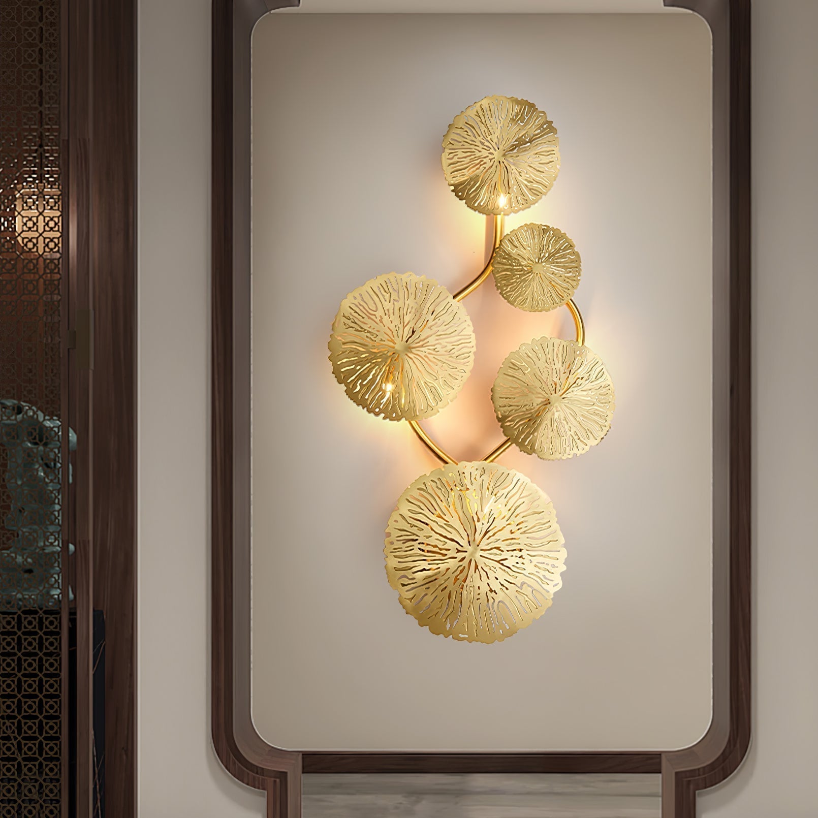 Lotus Leaf Wall Sconce - Blowlighting