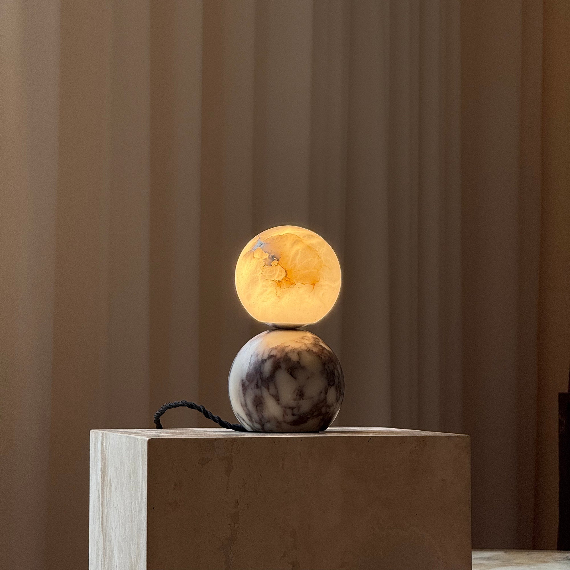 Lucide Marbol Table Lamp - Lamp Copper