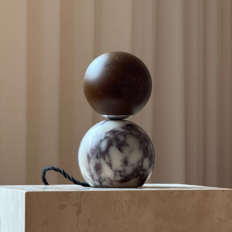 Lucide Marbol Table Lamp - Lamp Copper