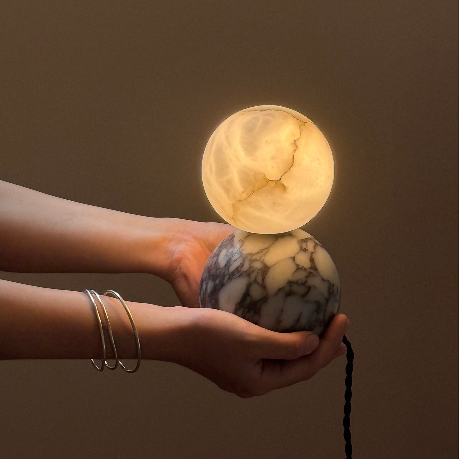 Lucide Marbol Table Lamp - Lamp Copper