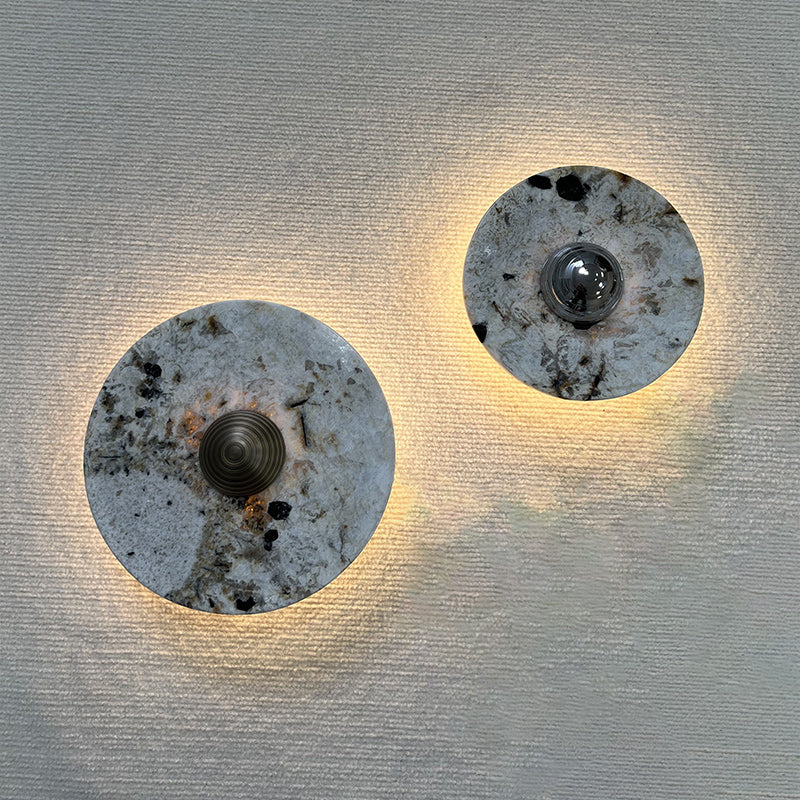 Evraeel Nordic Art Marble Metal Wall Lamp - Lamp Copper