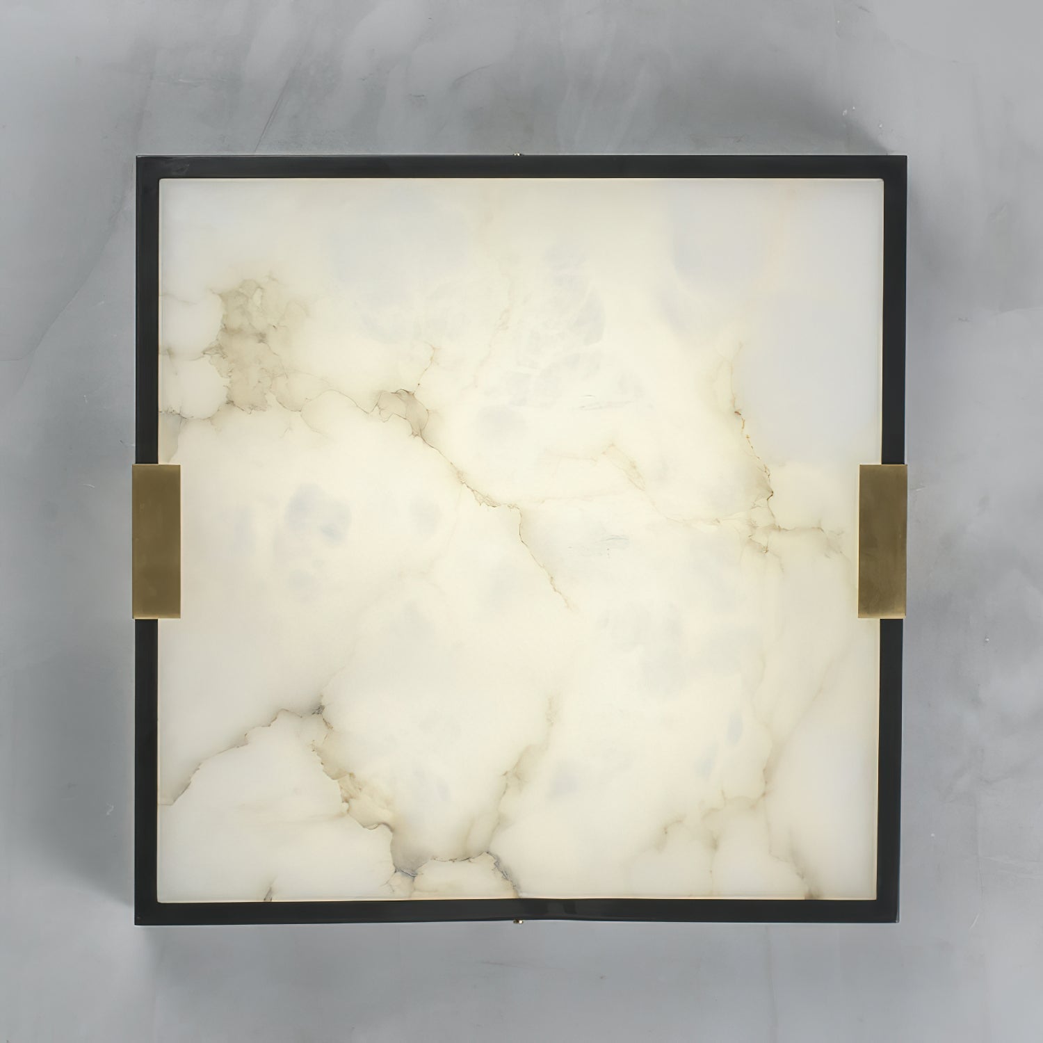 Uphaara Modern Minimalist Alabaster Ceiling Light - Lamp Copper