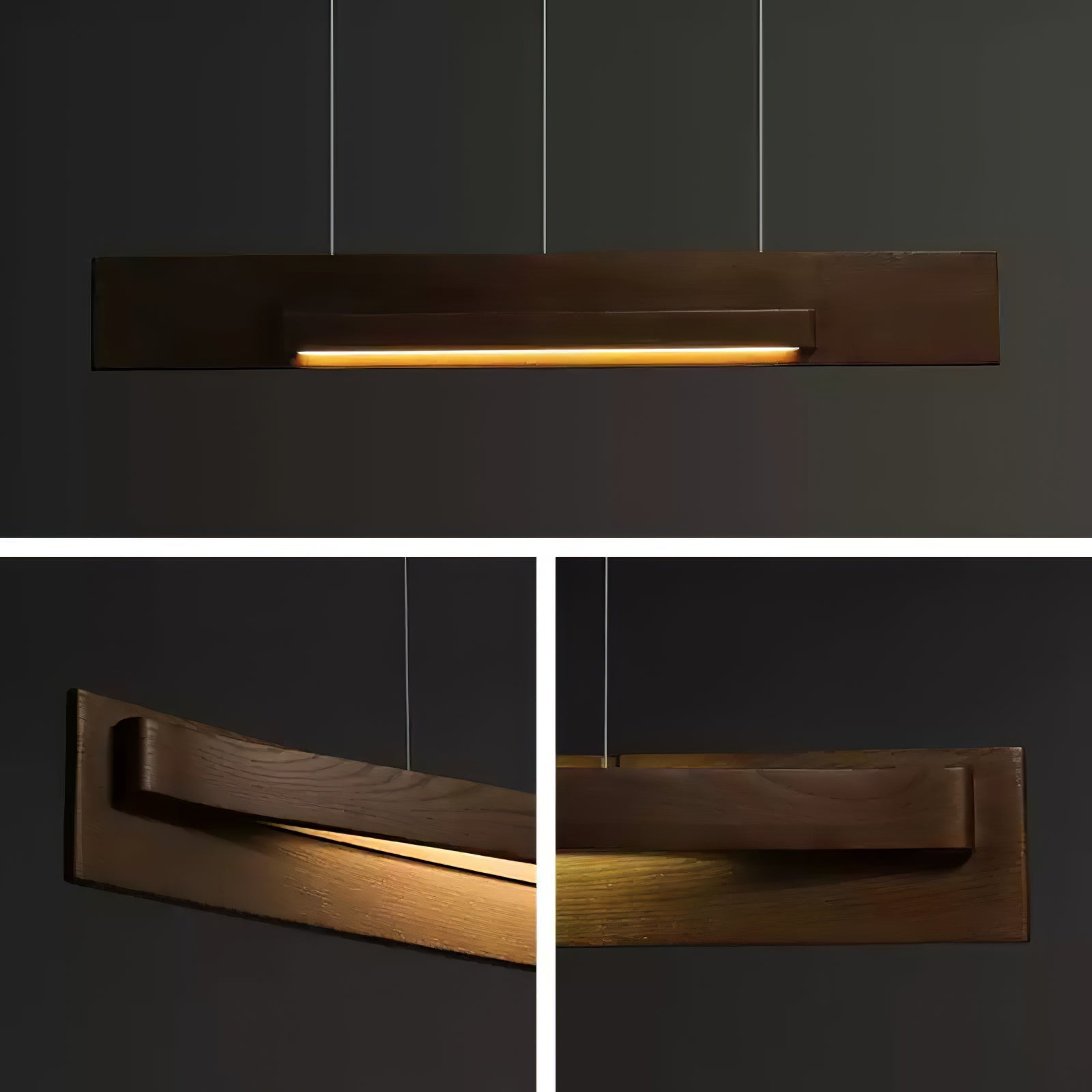 Zaraeyra Minimalist Wood Pendant Light - Blowlighting