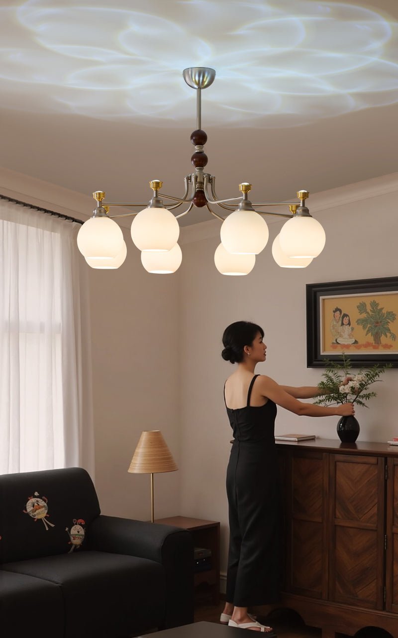 Lucienne Orb Chandelier - Blowlighting
