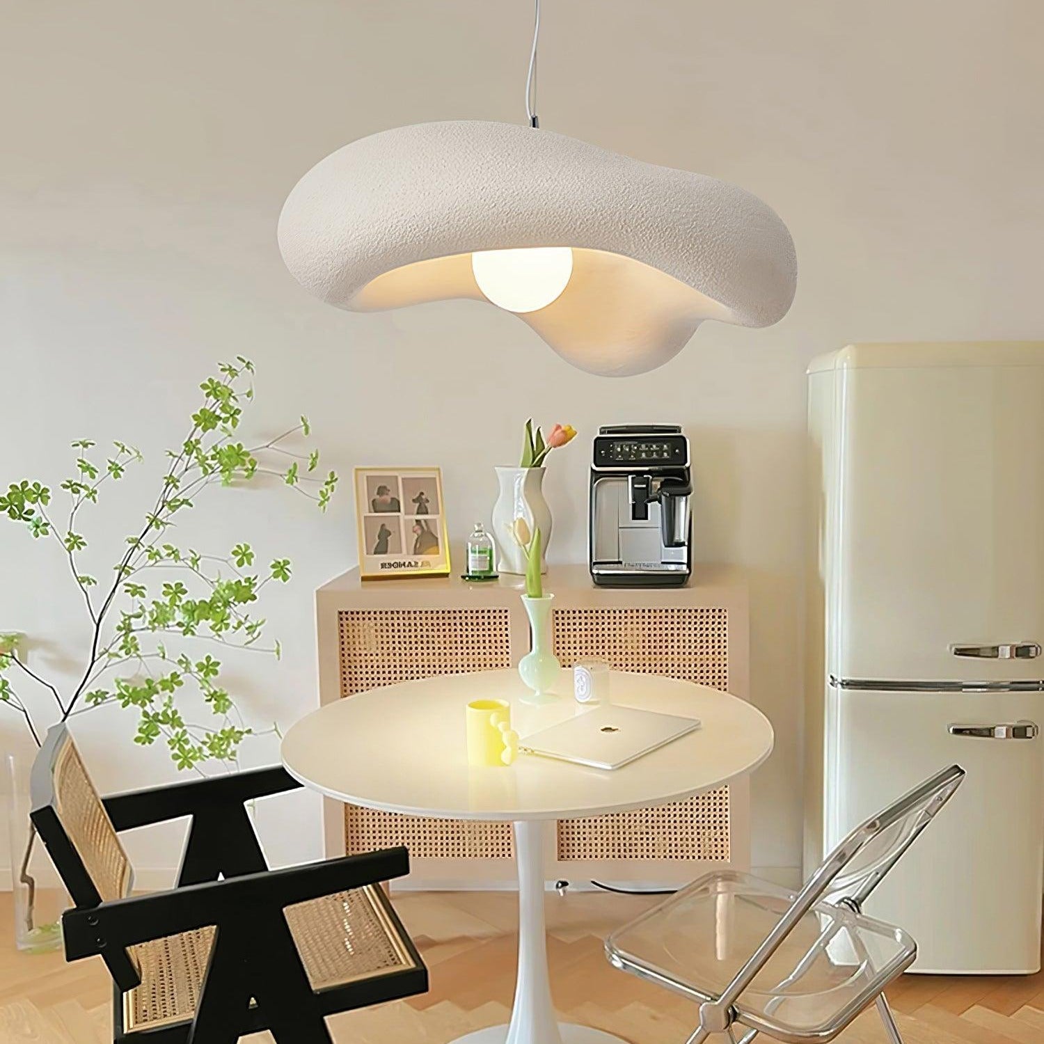 Avi Lampada a Sospensione Stile Wabi Sabi per Soggiorno Naturale