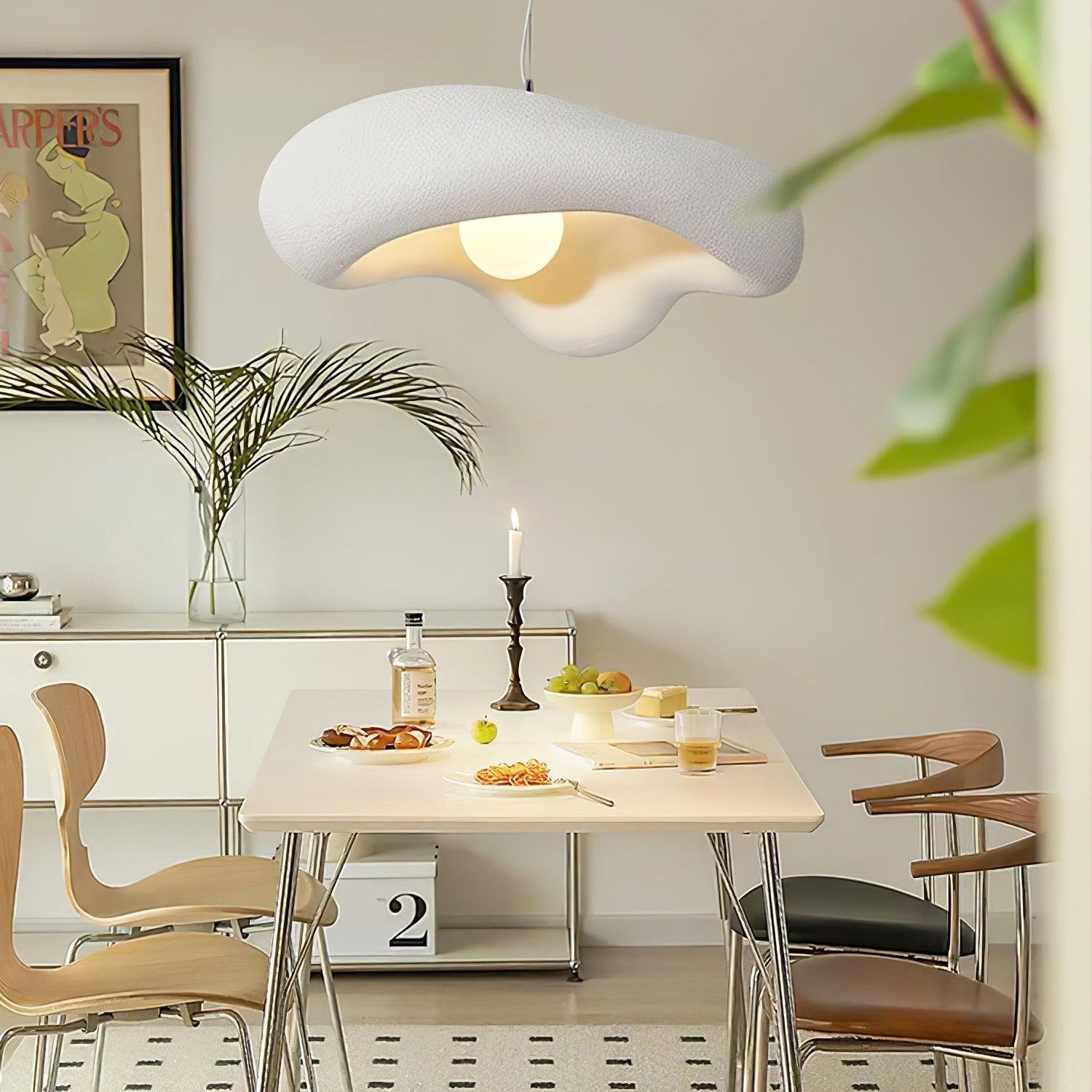 Avi Lampada a Sospensione Stile Wabi Sabi per Soggiorno Naturale