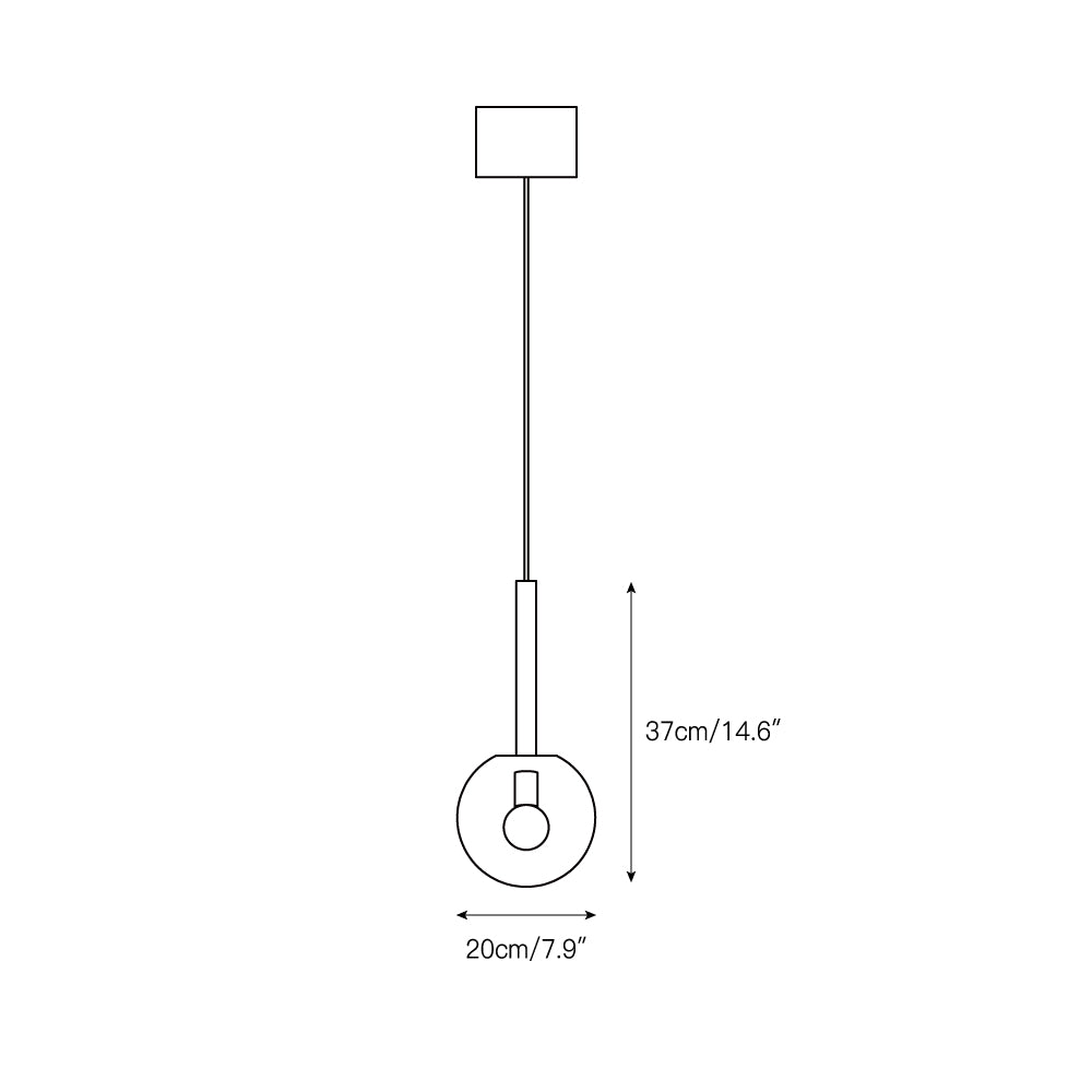 Vetheel Traditional Cloud Metal Glass Pendant Lamp - Lamp Copper